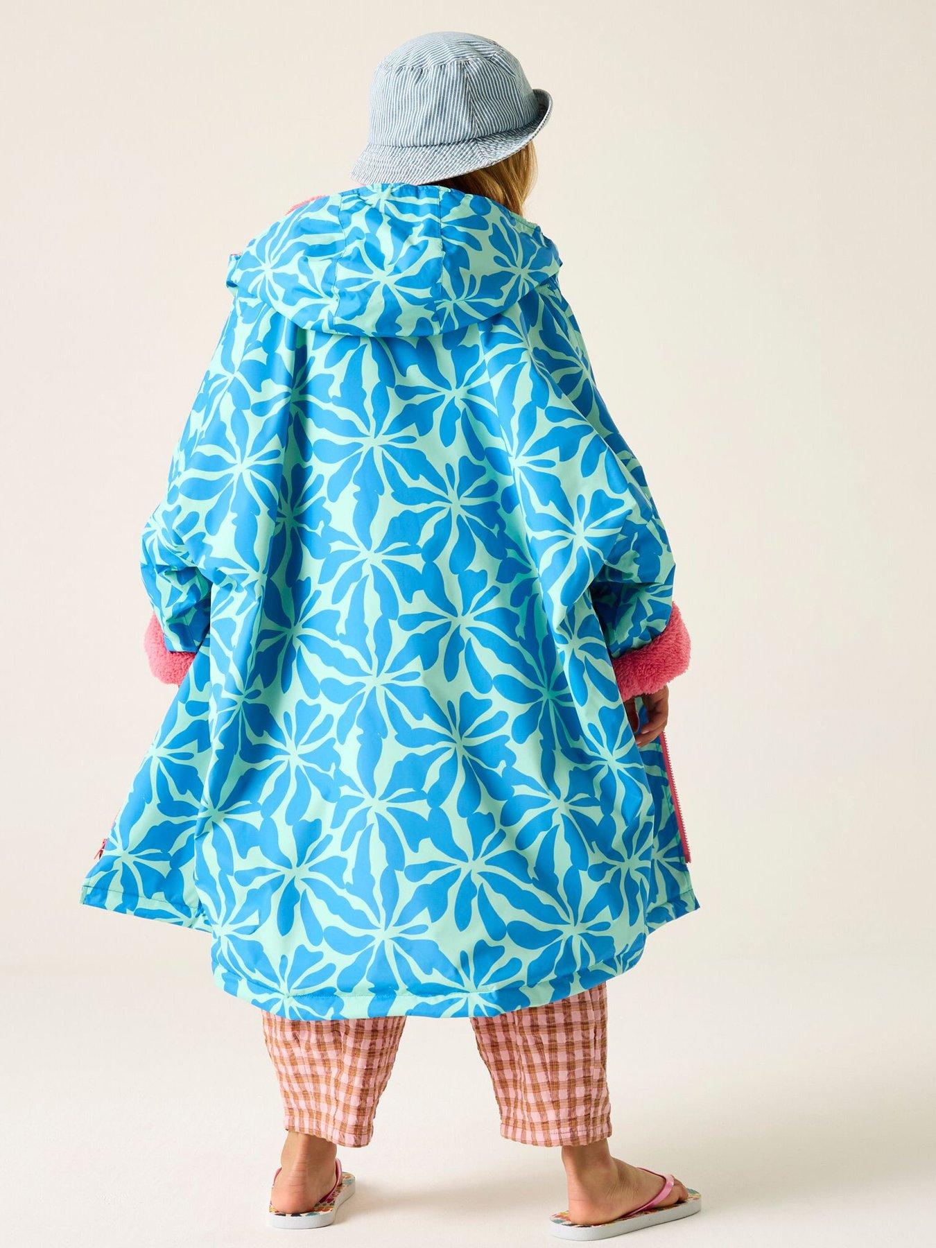 Image 2 of 7 of Regatta Girls Waterproof Robe - Blue