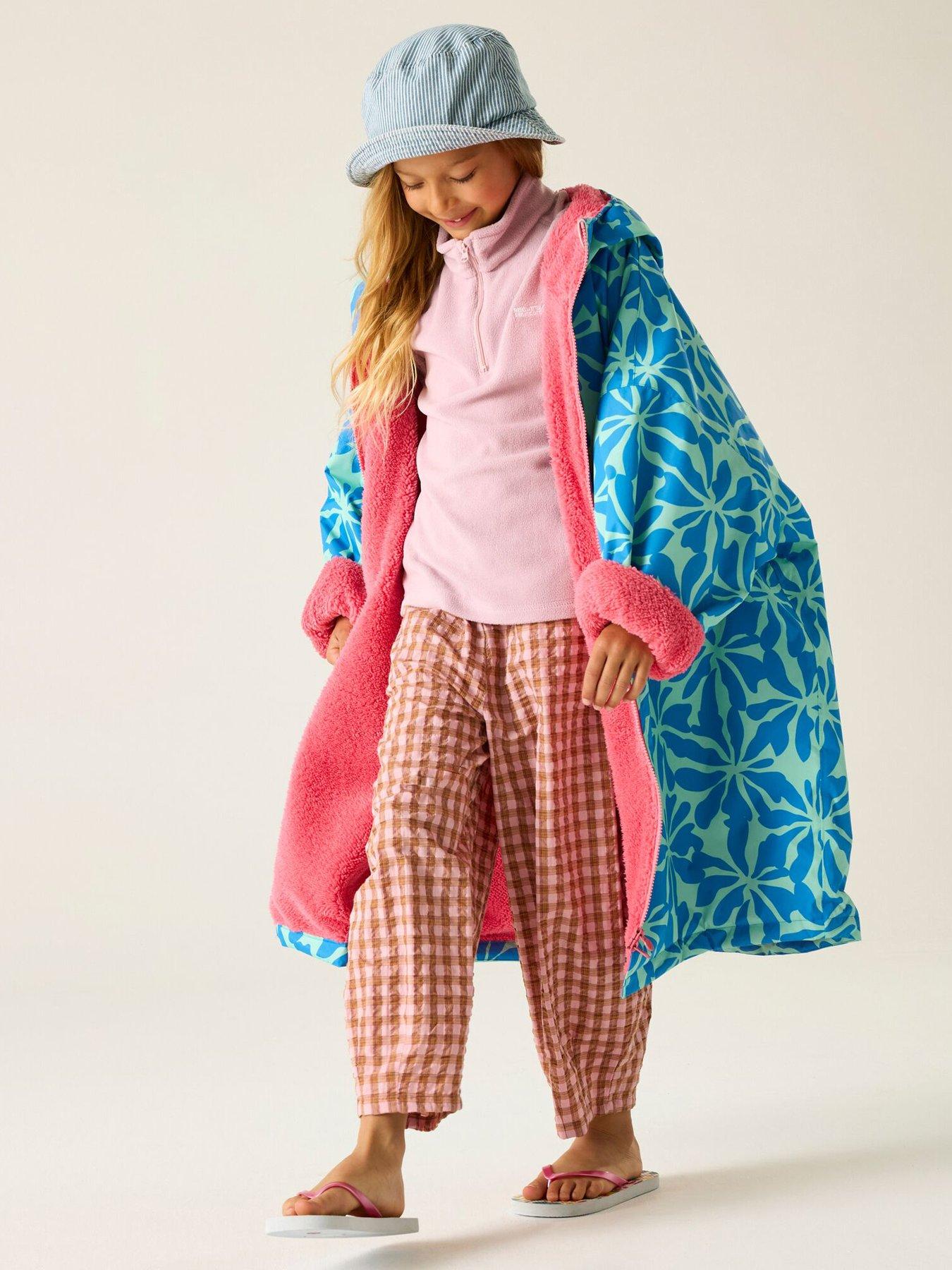 Image 3 of 7 of Regatta Girls Waterproof Robe - Blue