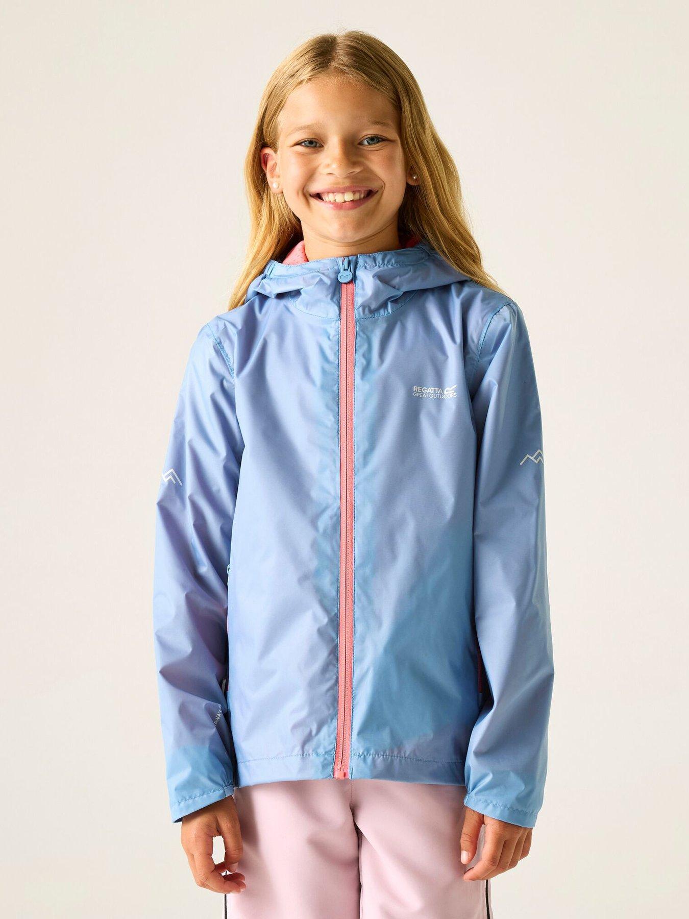Image 1 of 7 of Regatta Girls Lever Jacket - Blue