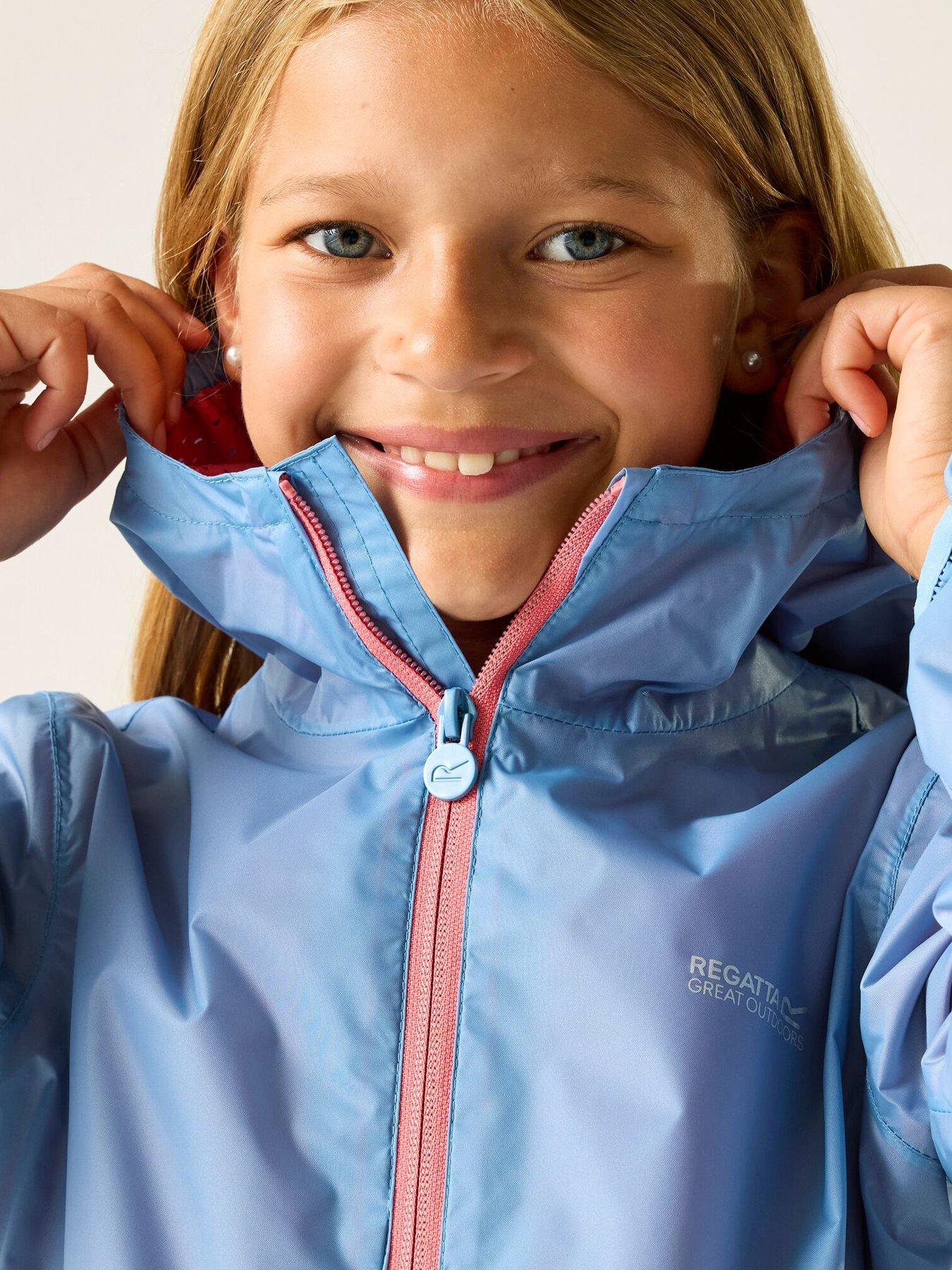 Image 5 of 7 of Regatta Girls Lever Jacket - Blue