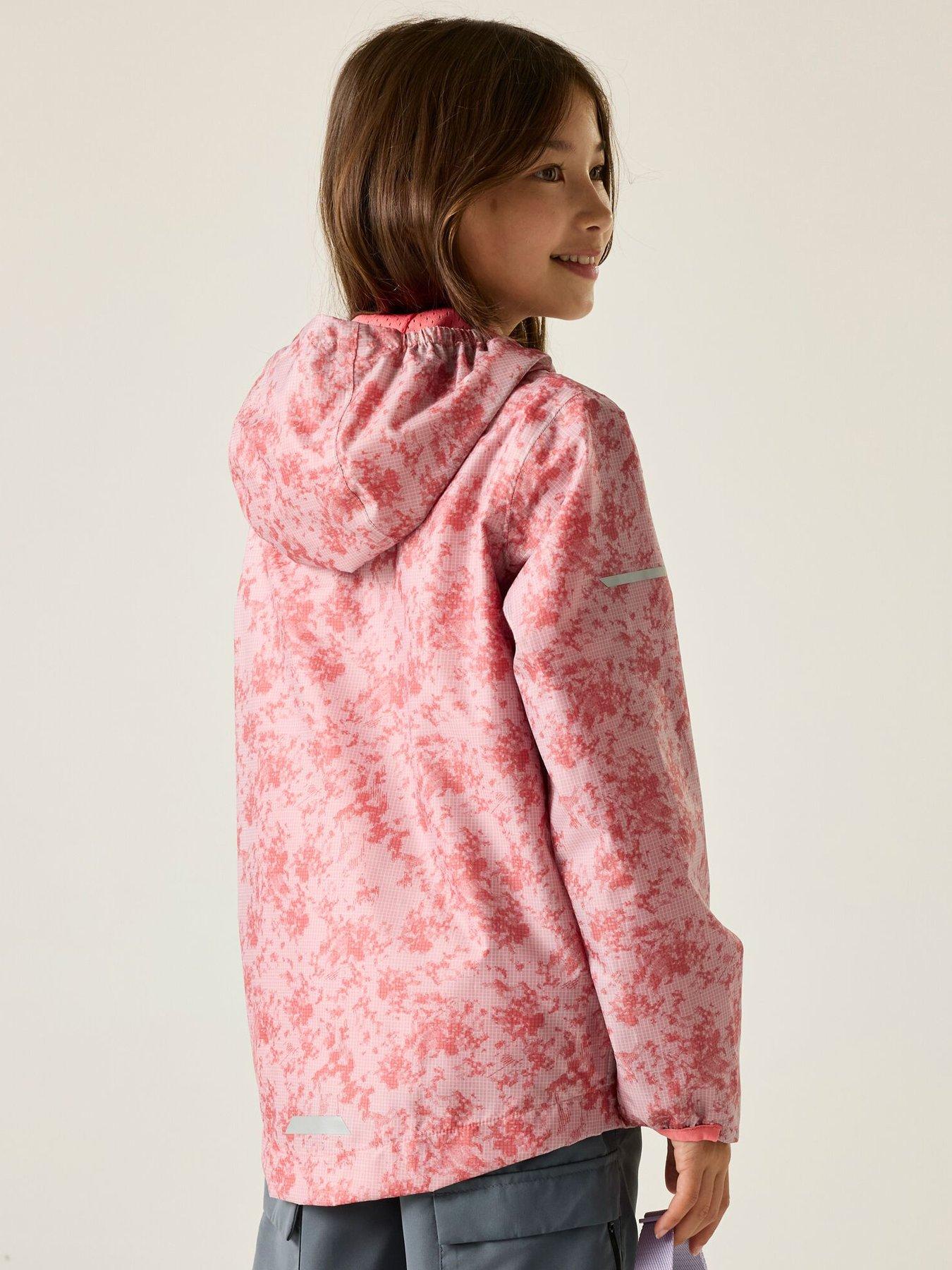 Image 2 of 7 of Regatta Girls Printed Lever II Jacket - Pink