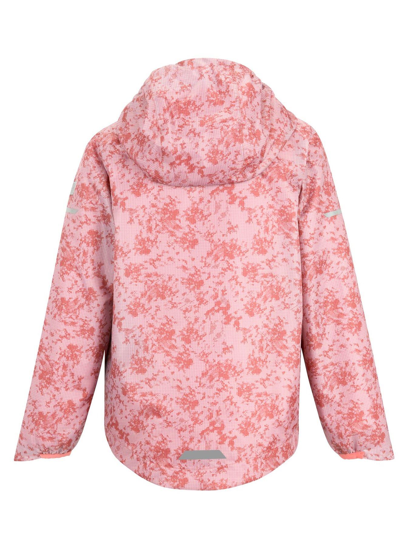 Image 6 of 7 of Regatta Girls Printed Lever II Jacket - Pink