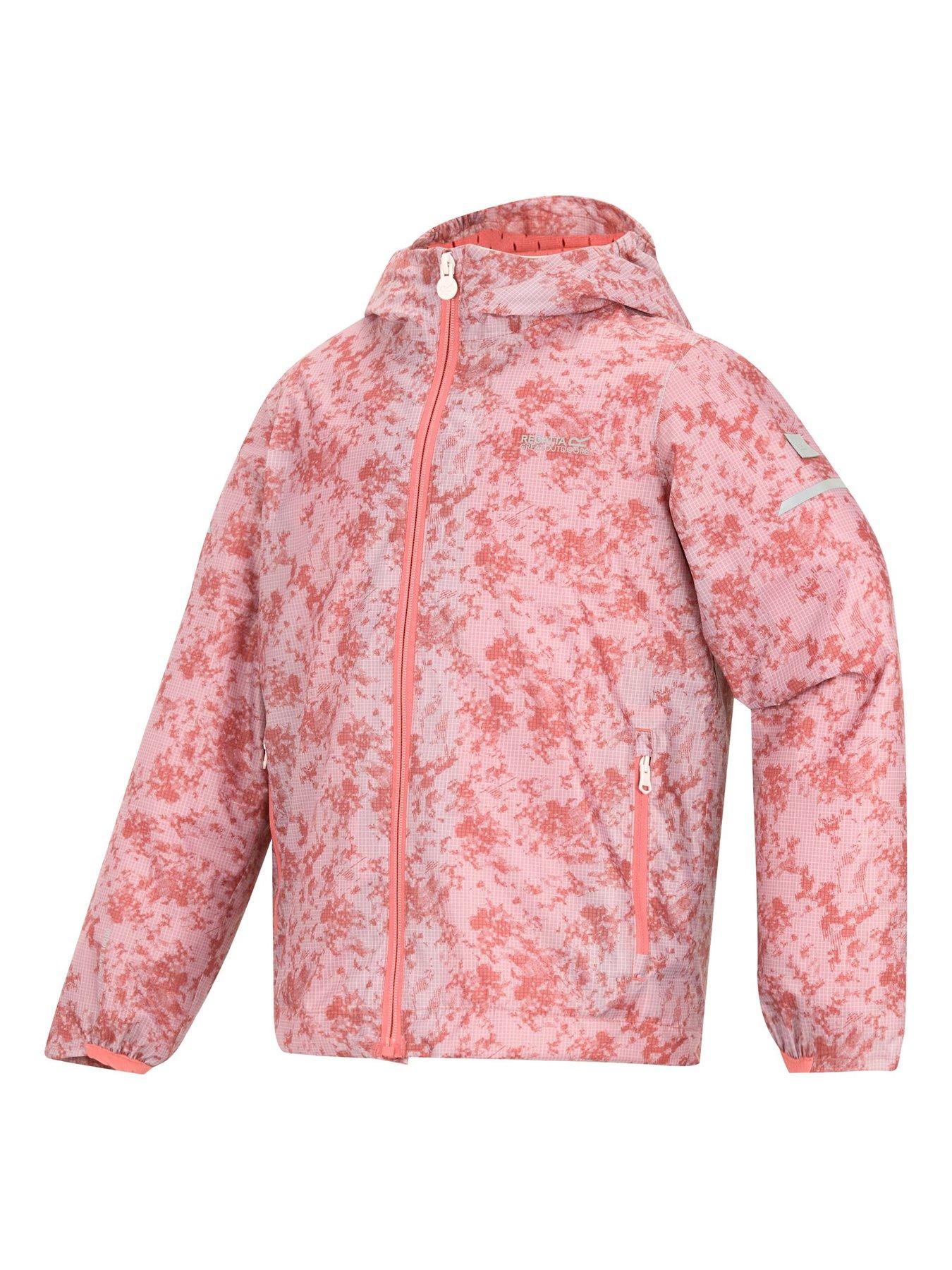 Image 7 of 7 of Regatta Girls Printed Lever II Jacket - Pink
