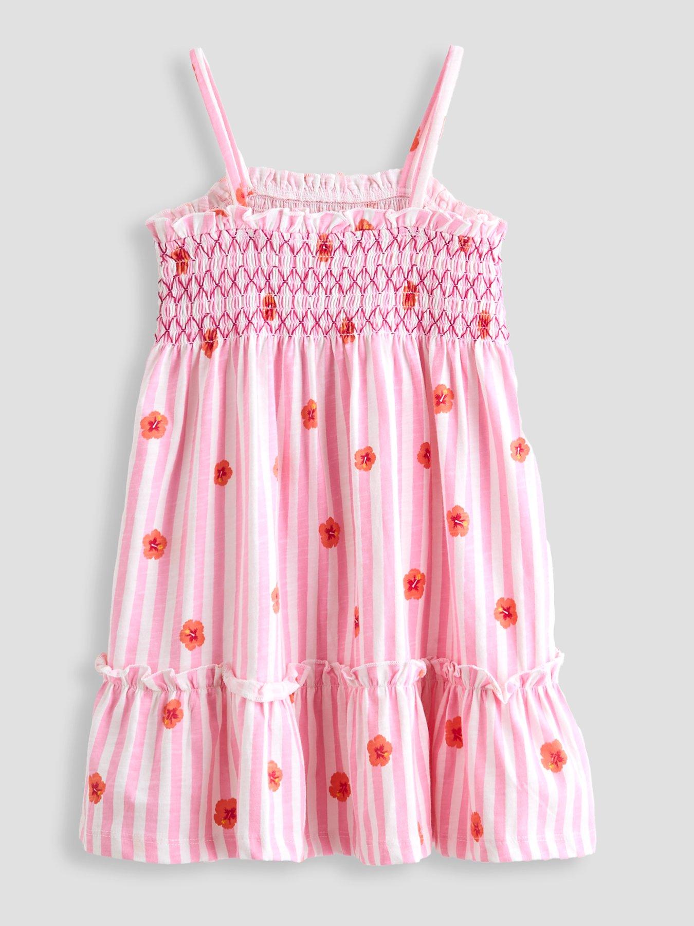 Image 3 of 5 of The Very Collection Girls Shirred 2 Pack Dresses - Multi