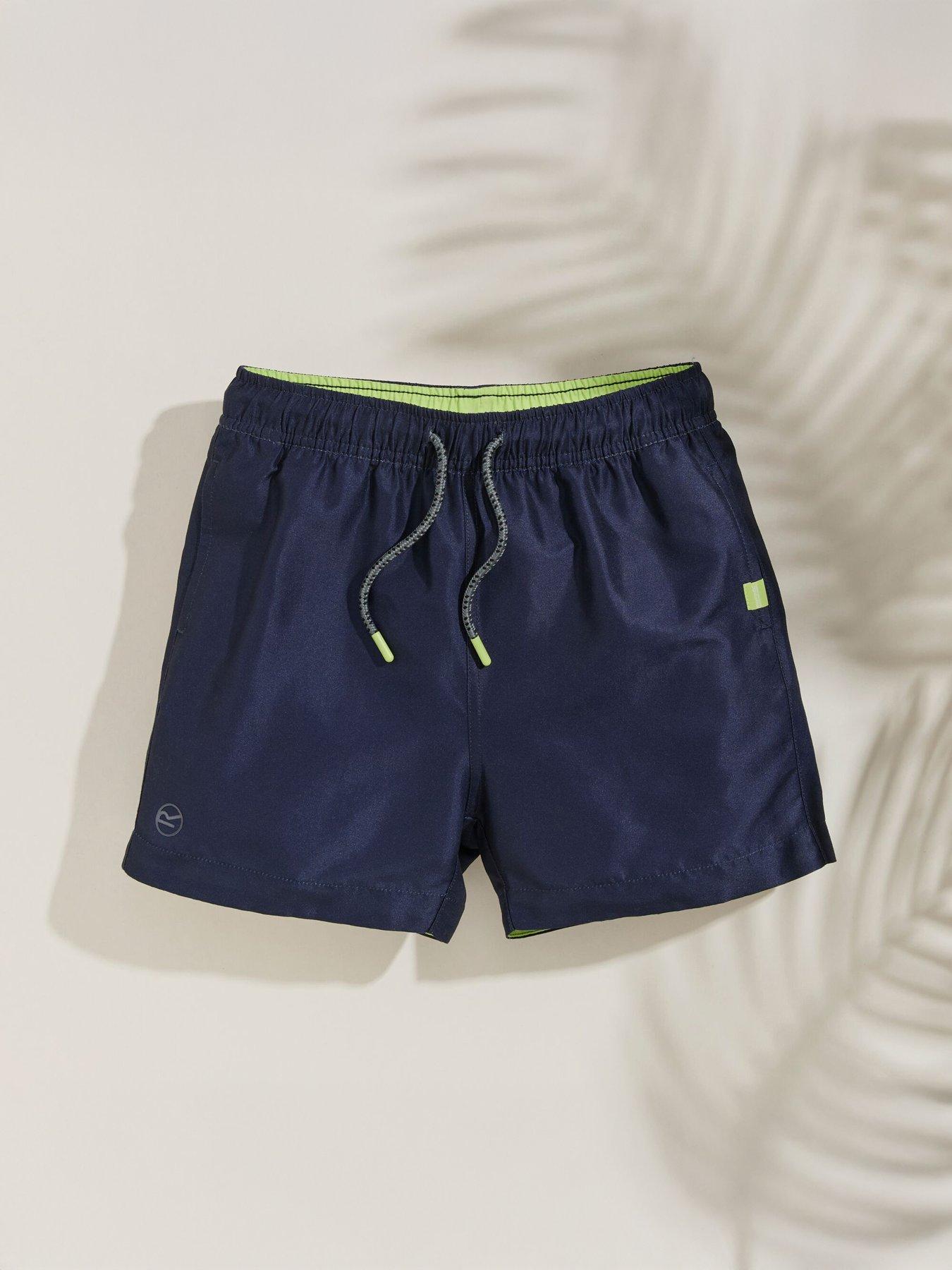 Regatta Boys Skander Swim Shorts, Navy, Size 15-16 Years