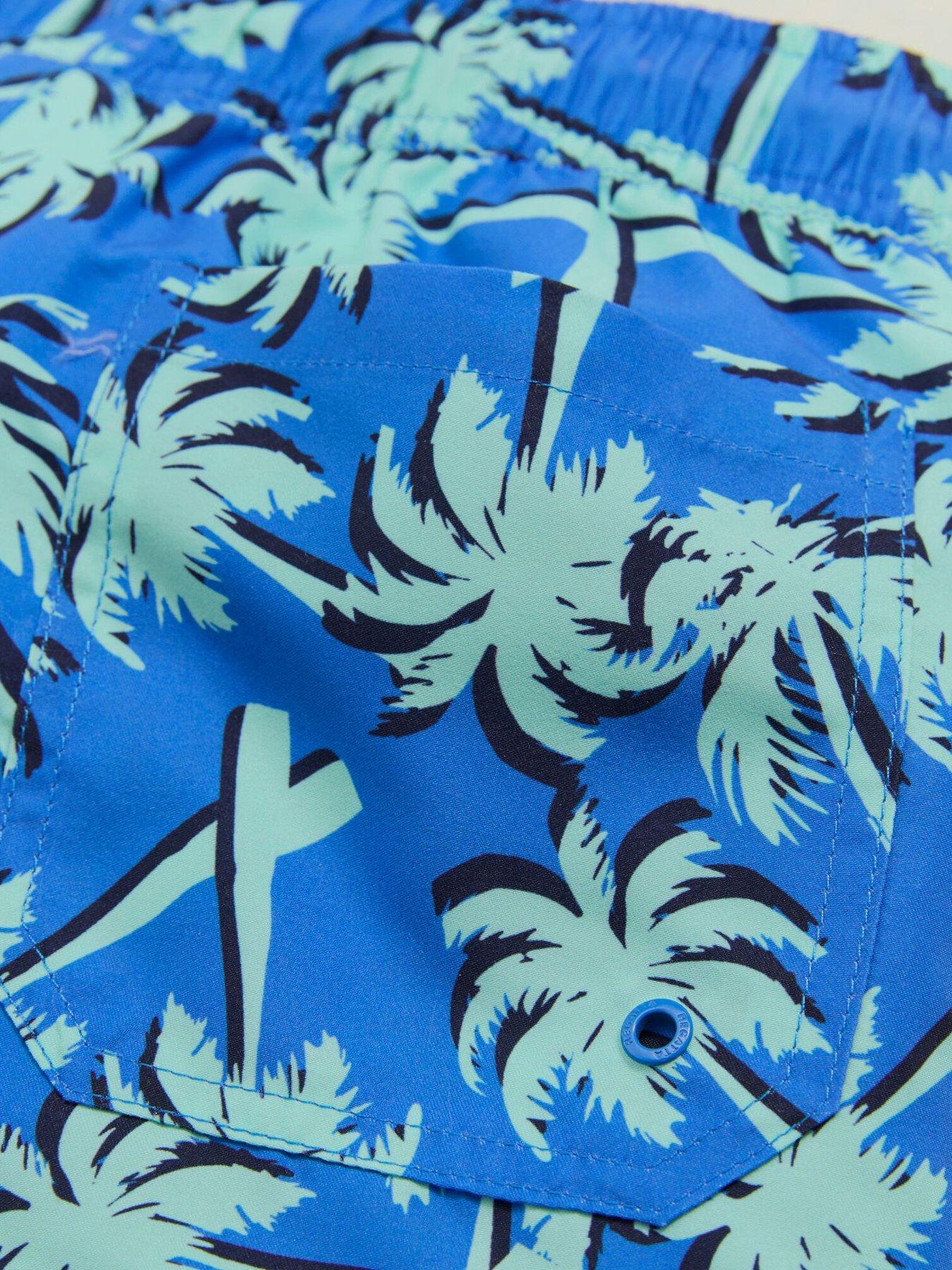 Image 6 of 7 of Regatta Boys Skander Swim Shorts - Blue