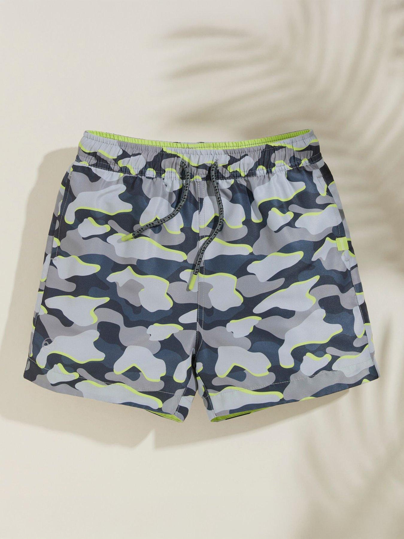 Regatta Boys Skander Swim Shorts, Grey, Size 13 Years