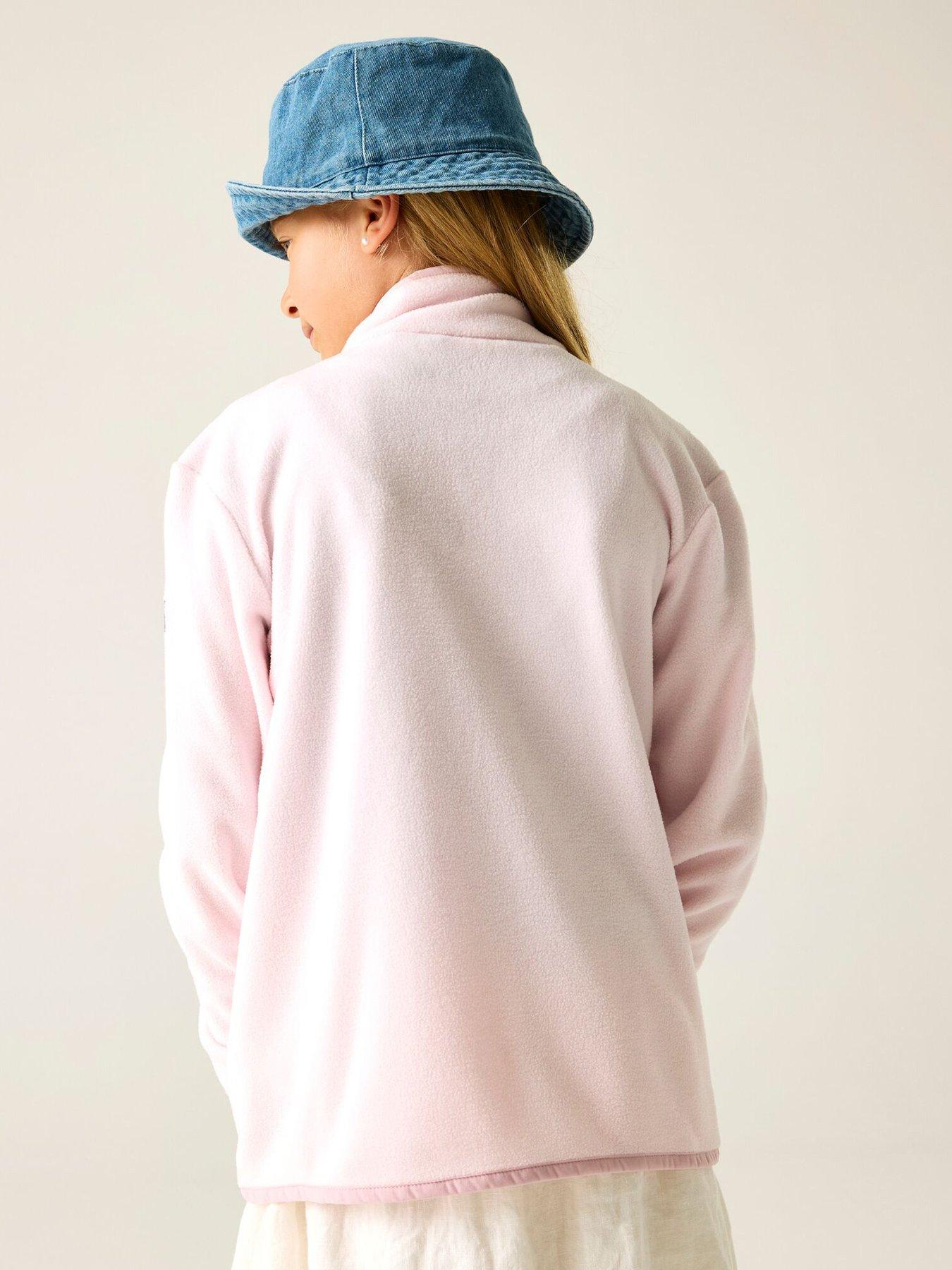 Image 4 of 7 of Regatta Girls Frankie Full Zip Fleece - Pink