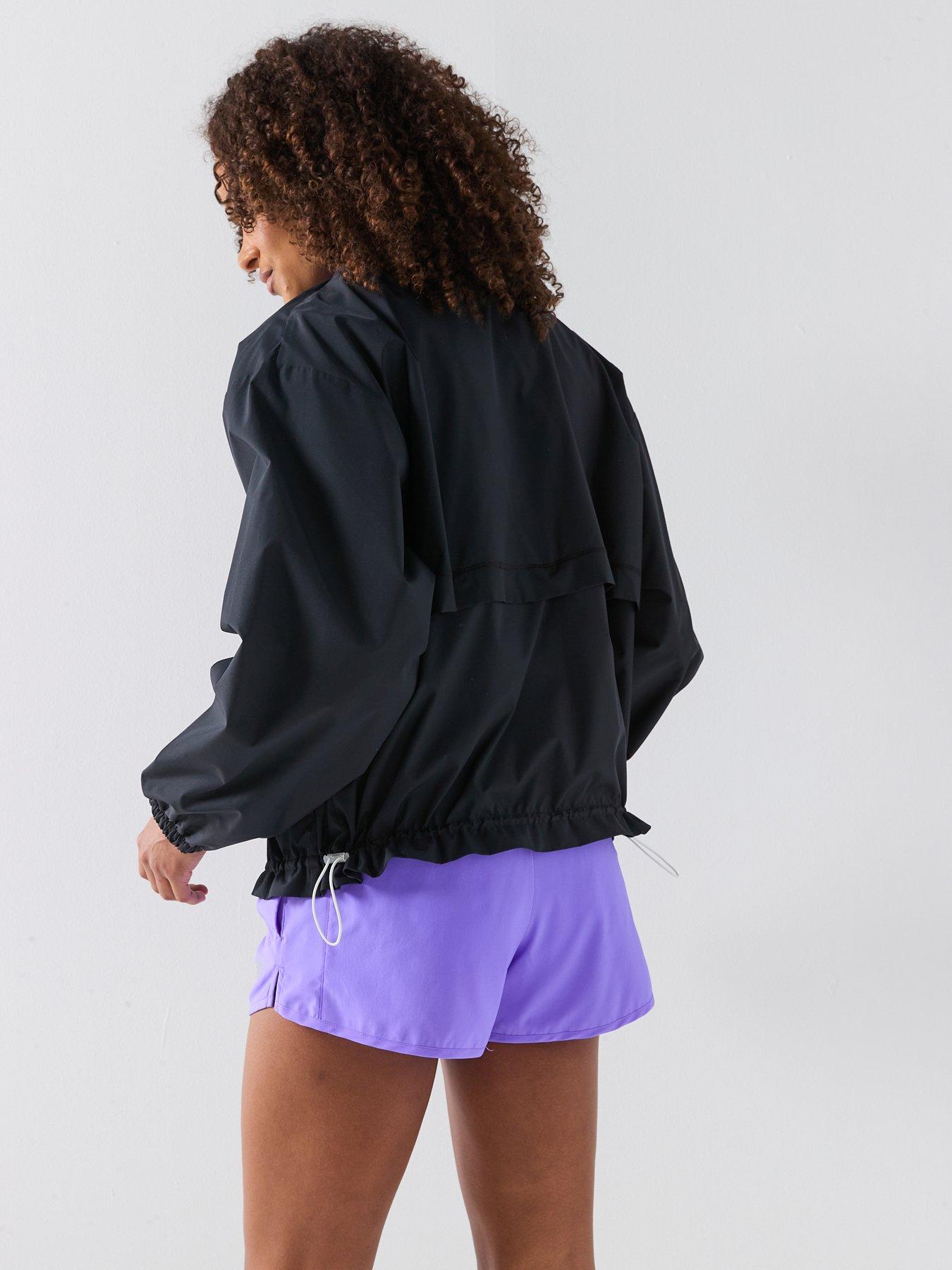 Image 2 of 6 of New Balance Womens Trackside Woven Jacket - Black