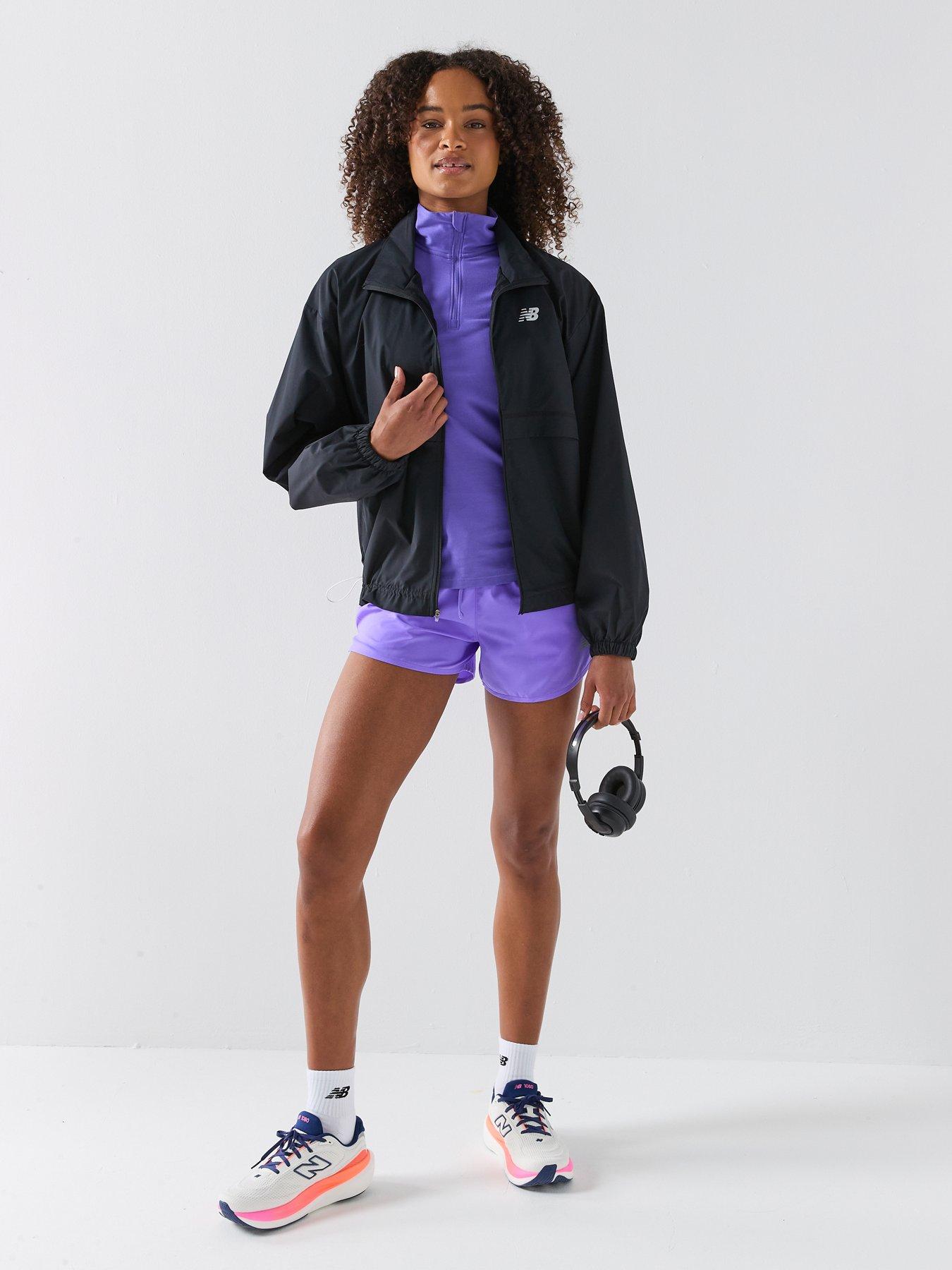 Image 3 of 6 of New Balance Womens Trackside Woven Jacket - Black