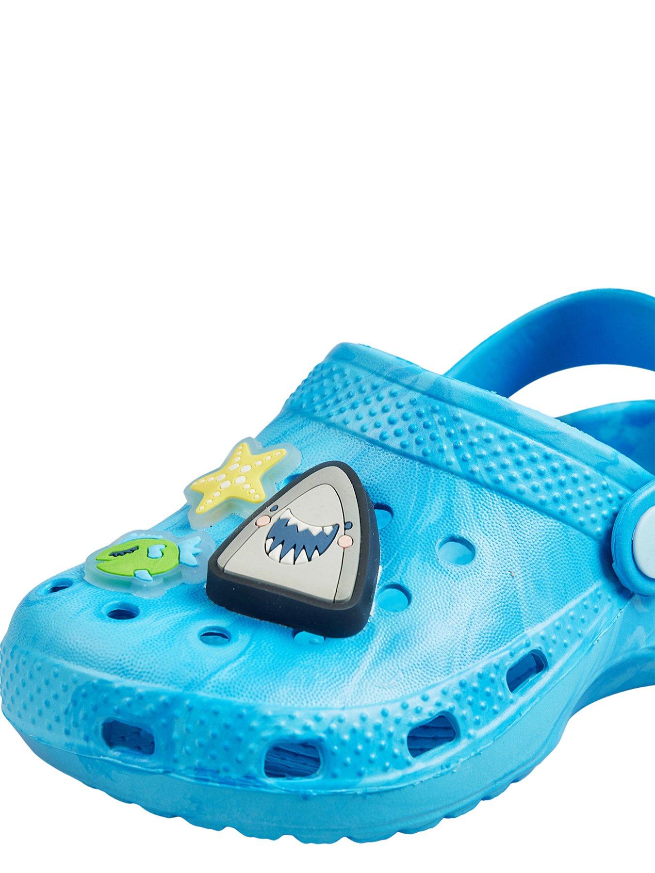 Image 4 of 4 of The Very Collection Shark Character Light Up Mule Sandal