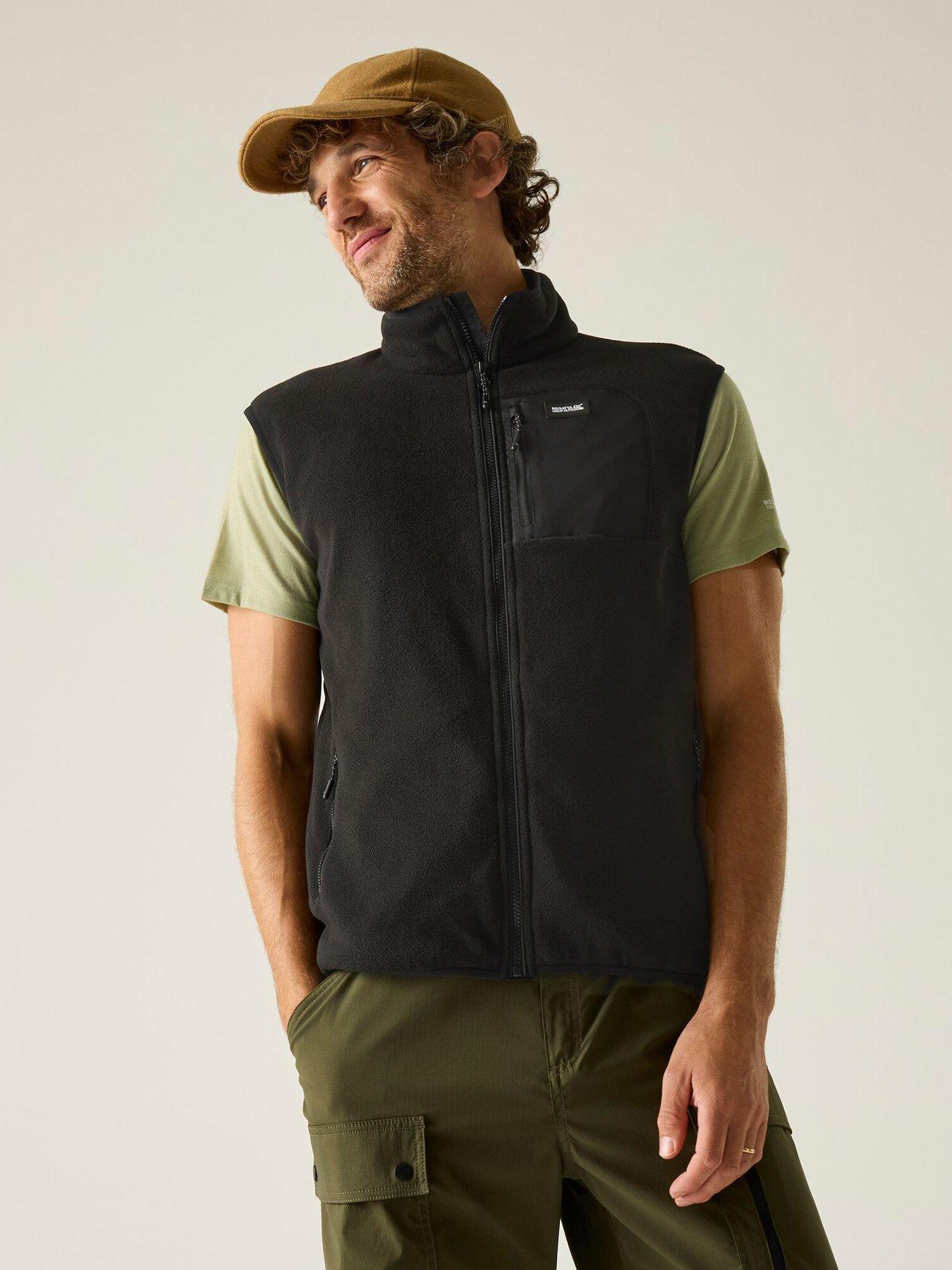 Regatta Mens Frankie Fleece Gilet - Black