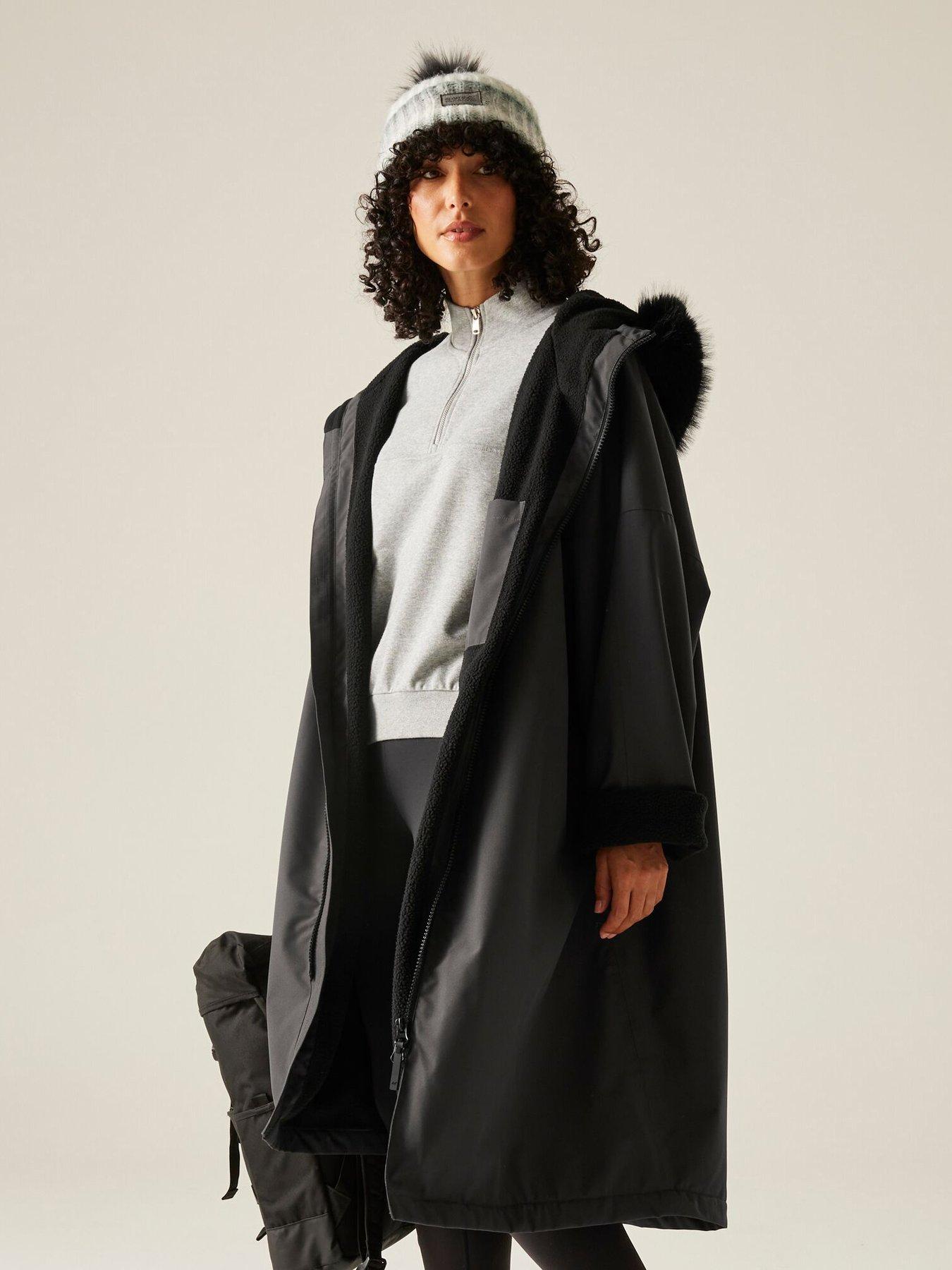 Regatta Adults Unisex Waterproof Robe, Grey, Size S-M, Men