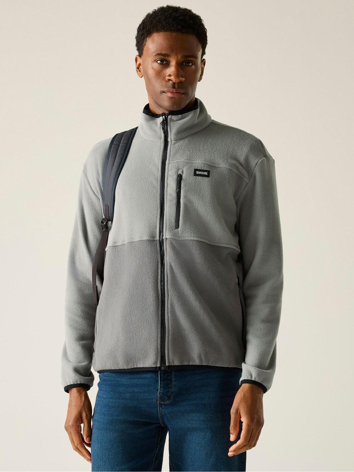 Regatta Mens Frankie Colour Block Fleece - Grey