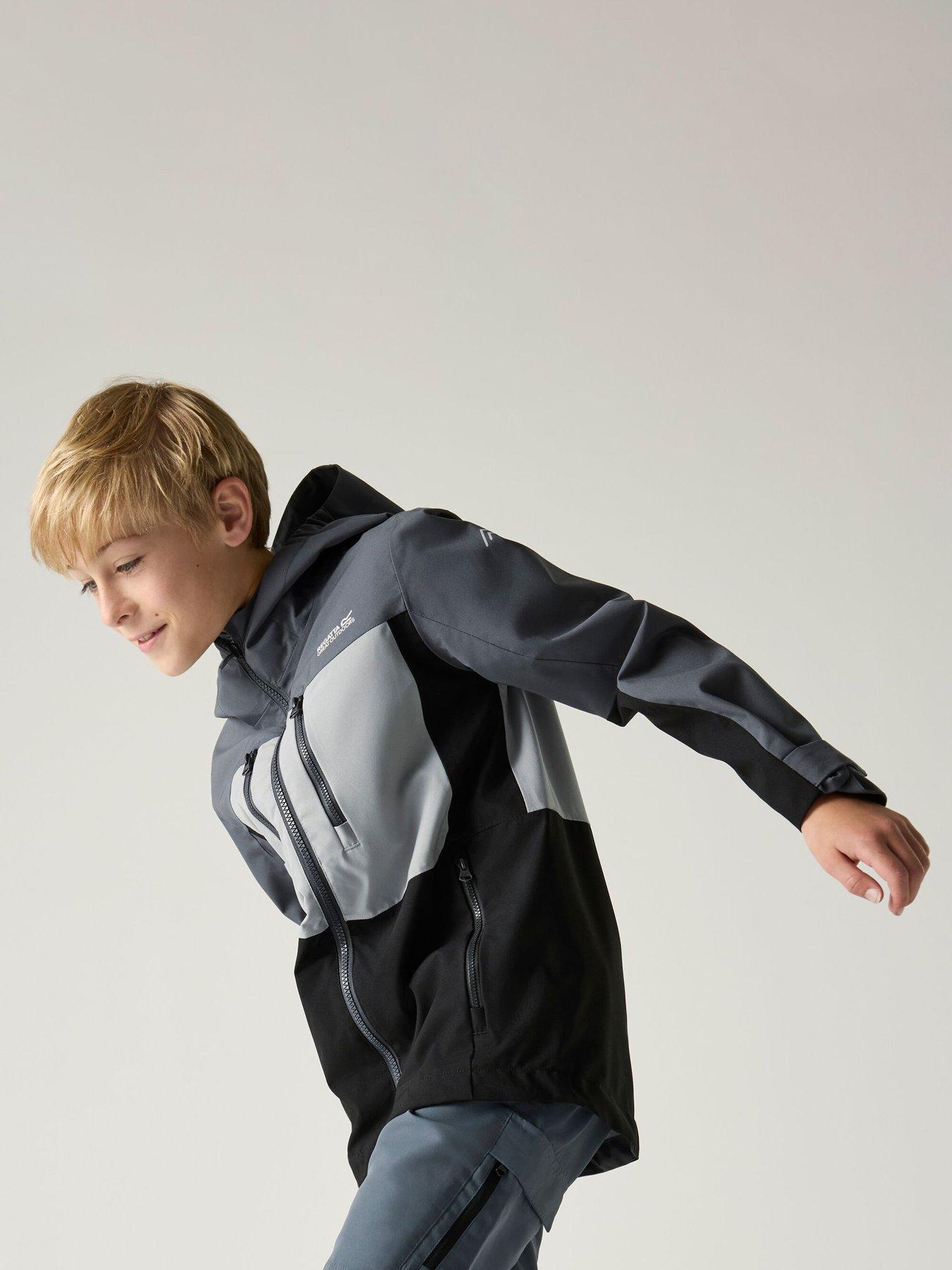 Regatta Boys Highton Jacket, Grey, Size 15-16 Years