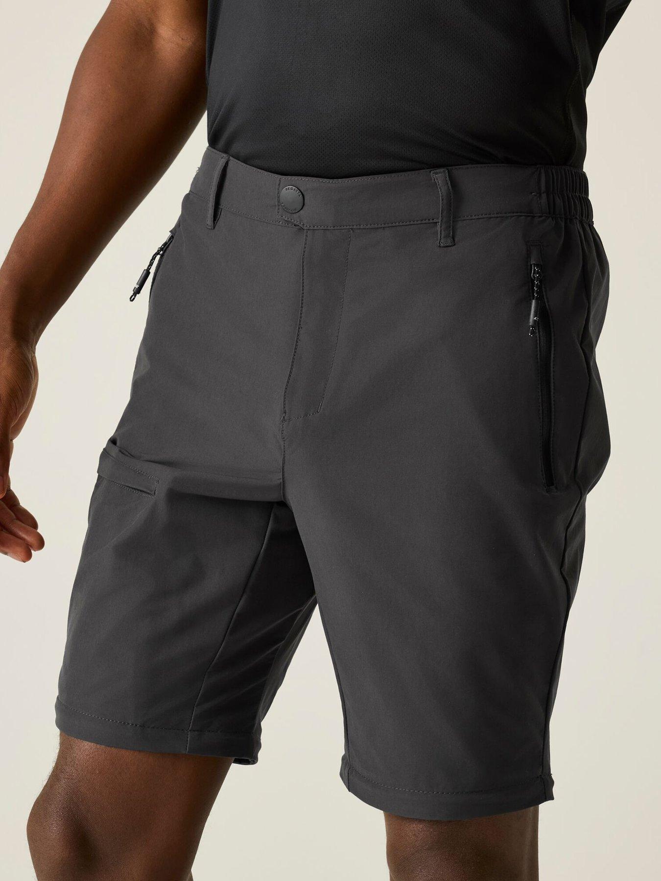 Image 6 of 7 of Regatta Mens Highton II Zip Off Trousers - Grey