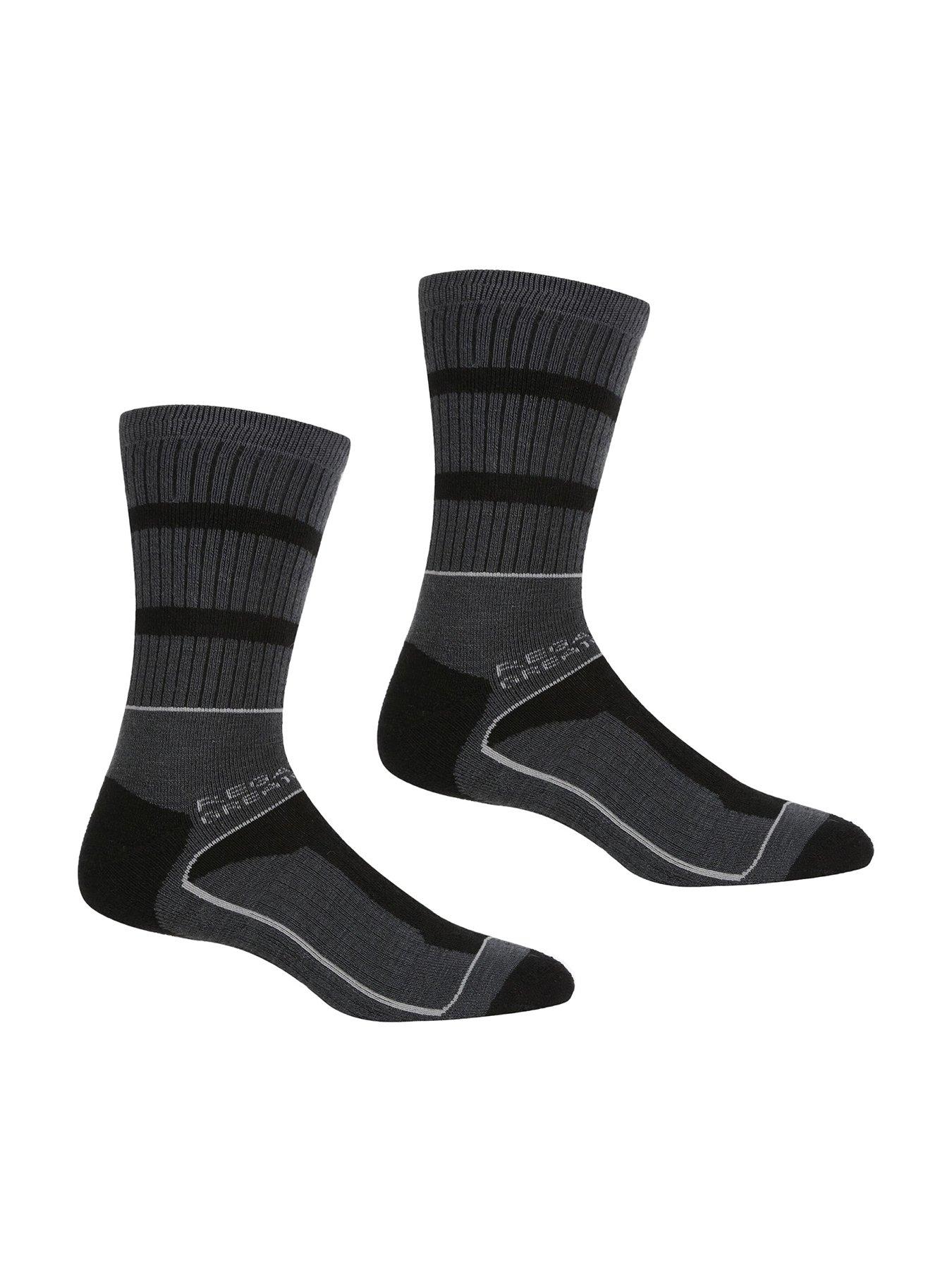Regatta Mens Samaris 3 Season Hiking Socks - Black