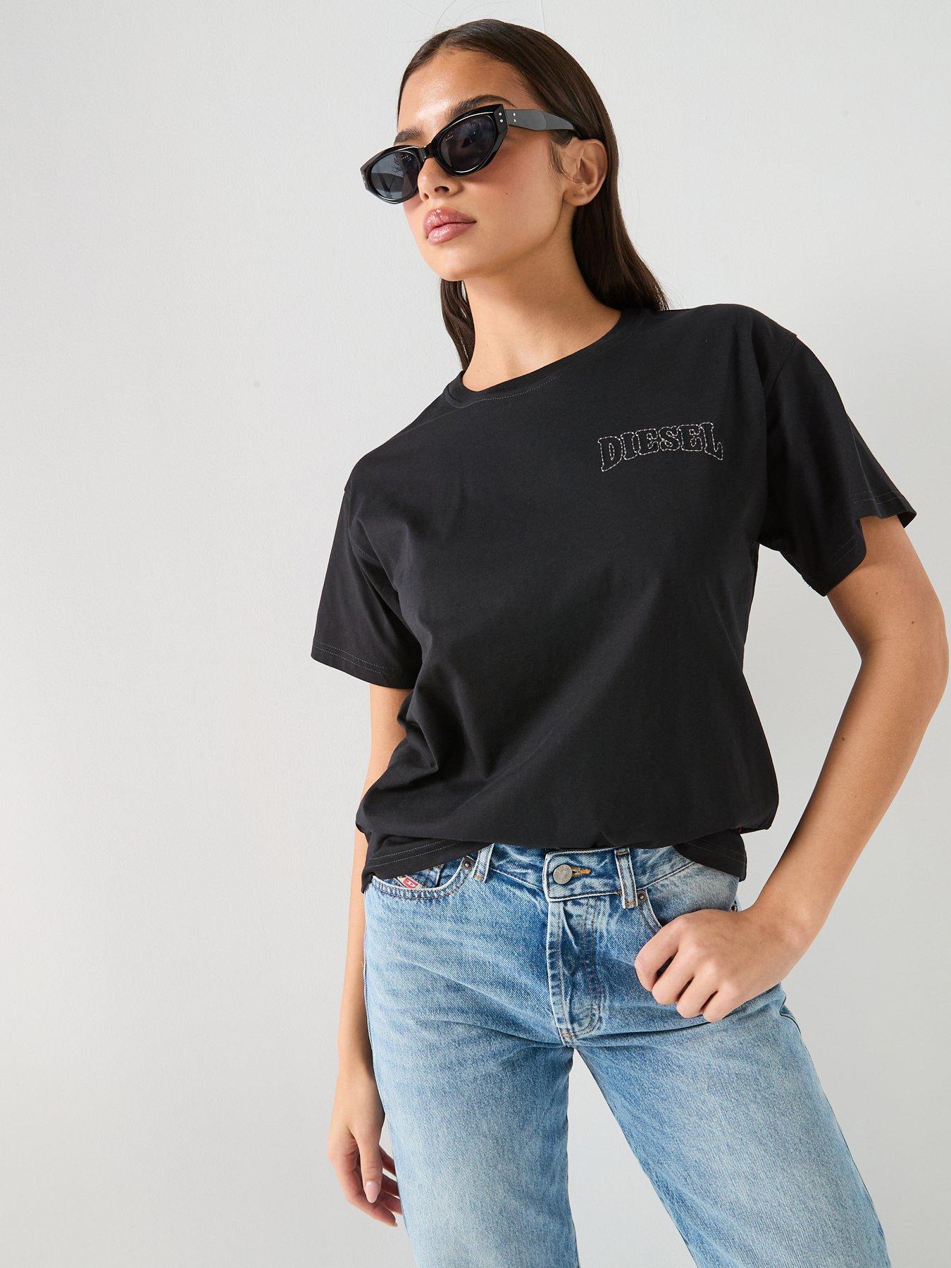 Diesel Normy Logo T-Shirt - Black
