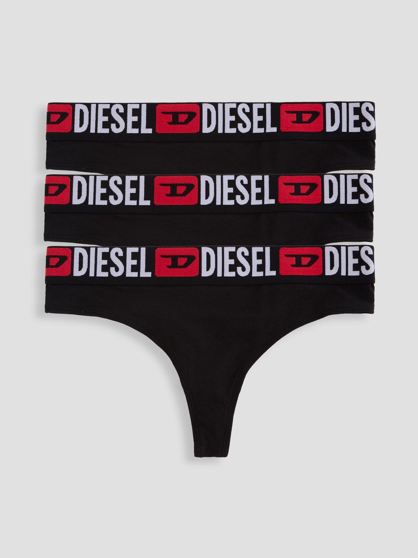 Diesel Three Pack Underwear - Black