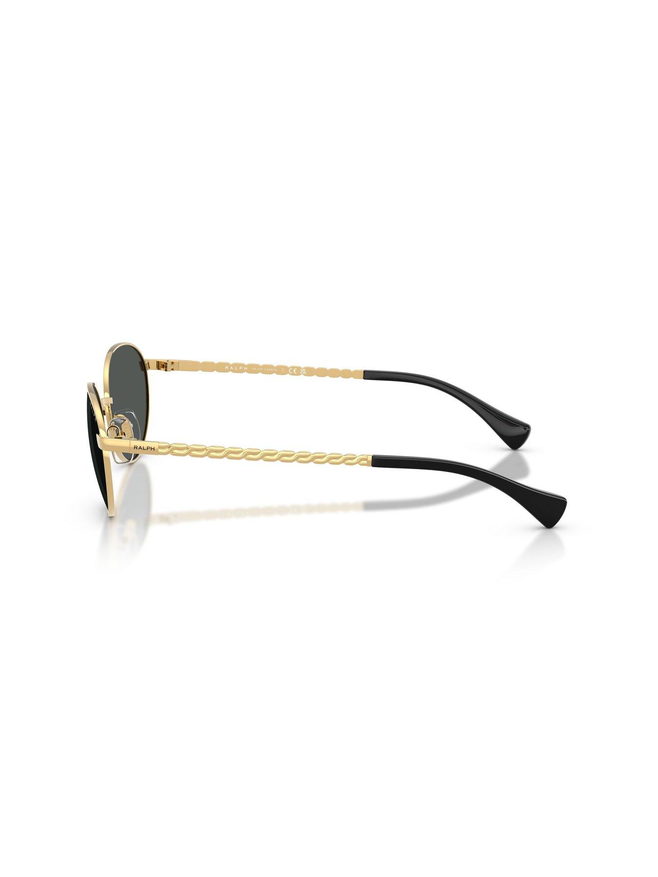 Image 2 of 5 of Ralph 0Ra4148 Oval Sunglasses - Gold