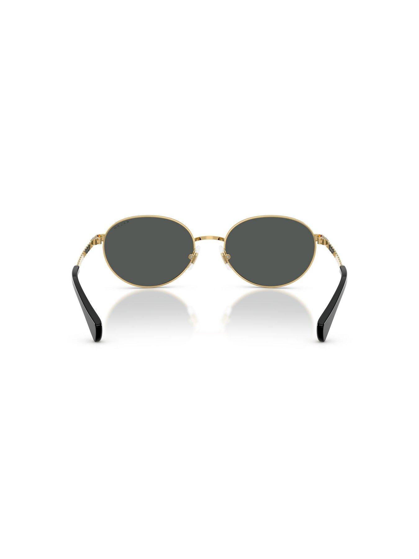 Image 4 of 5 of Ralph 0Ra4148 Oval Sunglasses - Gold