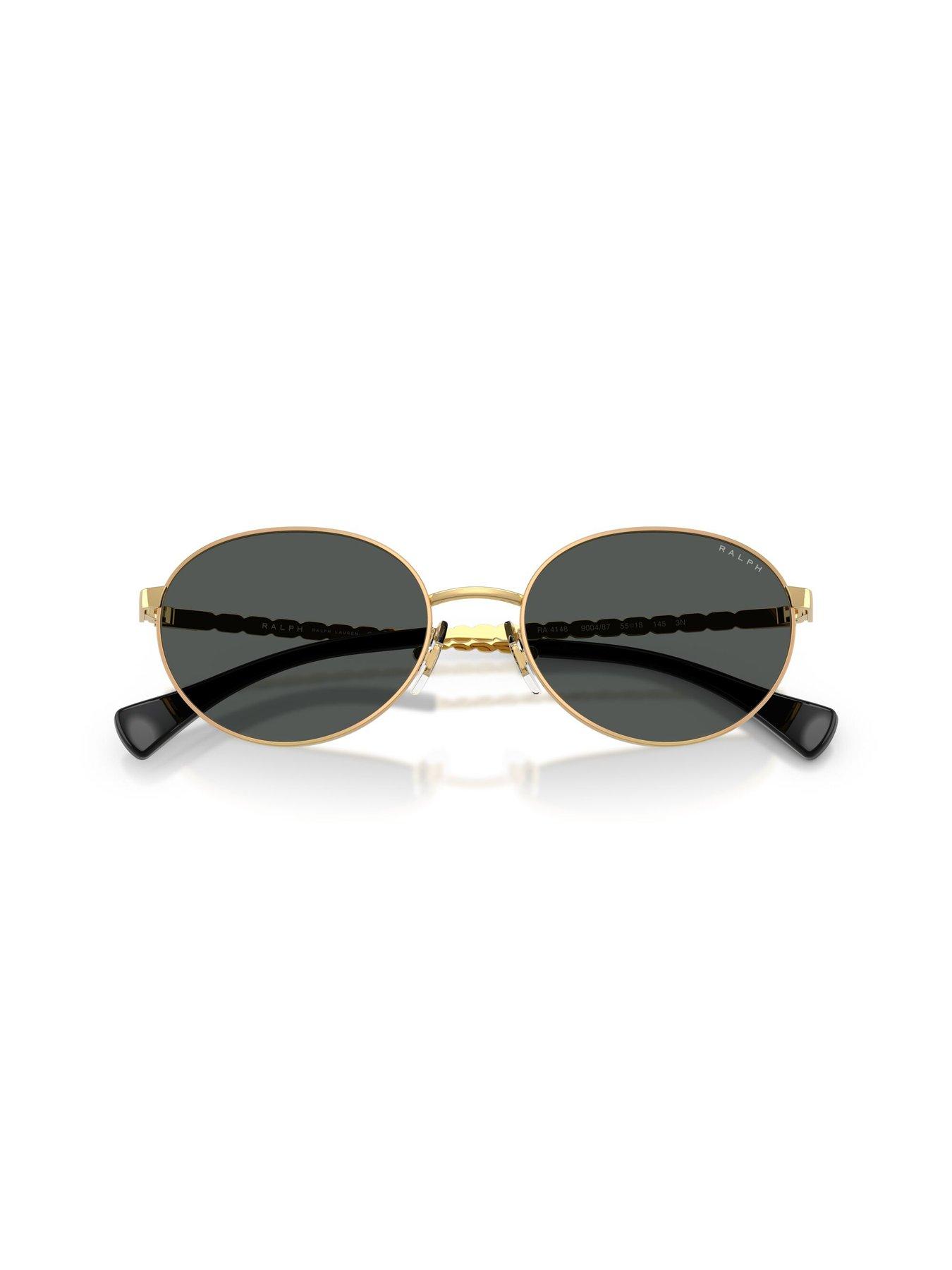 Image 5 of 5 of Ralph 0Ra4148 Oval Sunglasses - Gold