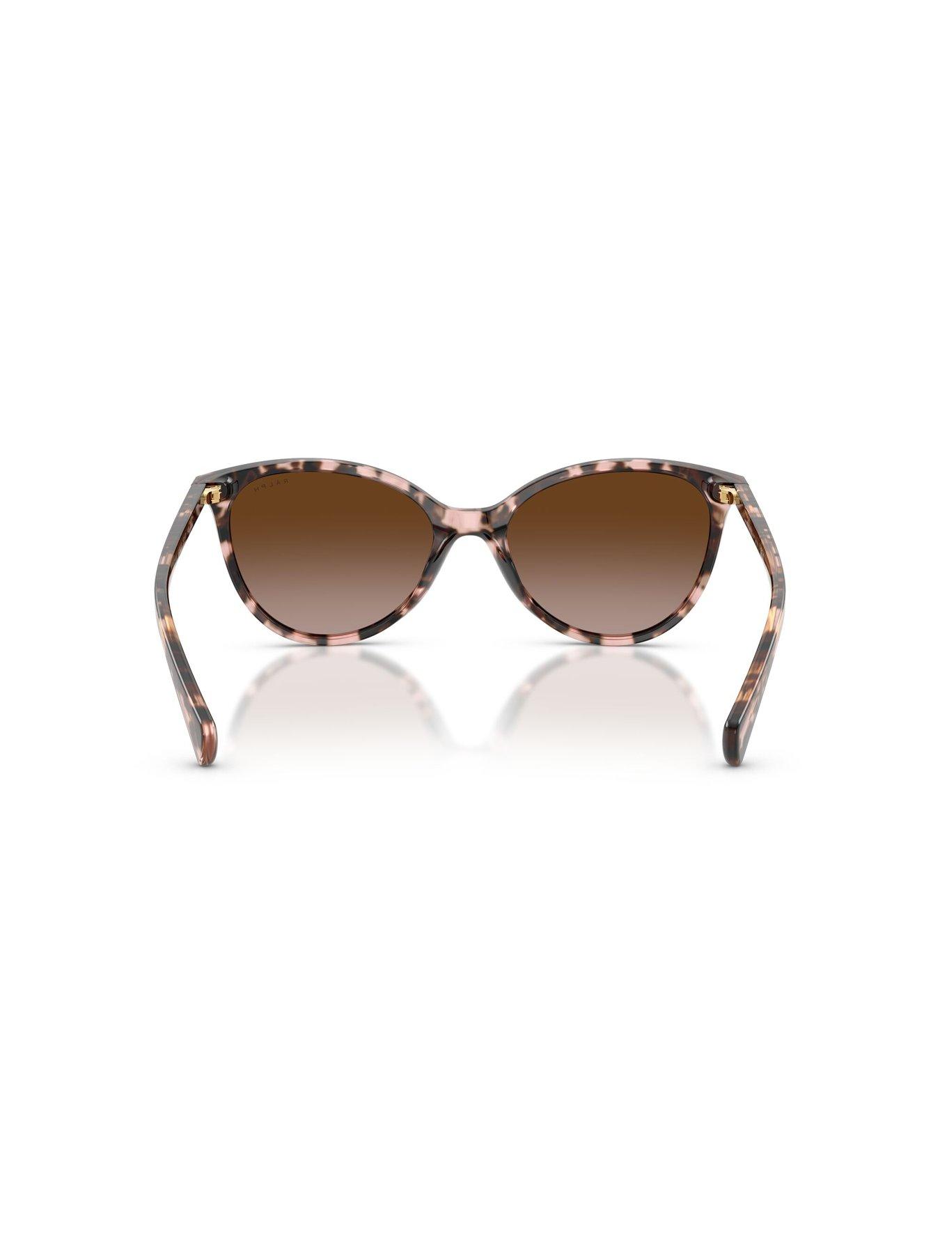 Image 4 of 5 of Ralph Narrow Fit Phantos Sunglasses- Rose Havana