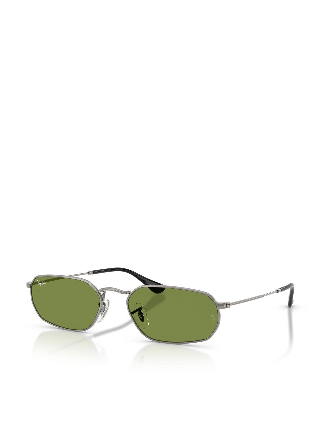 Ray-Ban Ray Ban 0Rb3947 Irregular Sunglasses - Green