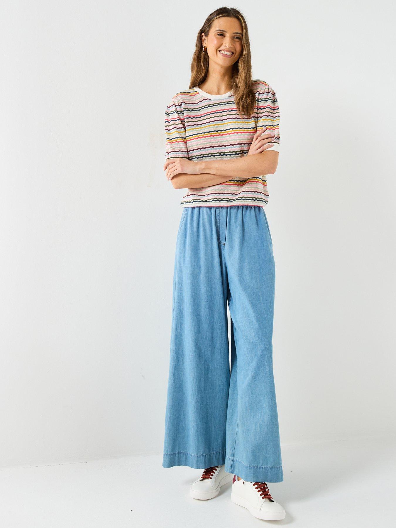 Image 3 of 5 of PS PAUL SMITH Womens Swirl Knitted T-Shirt - Multi