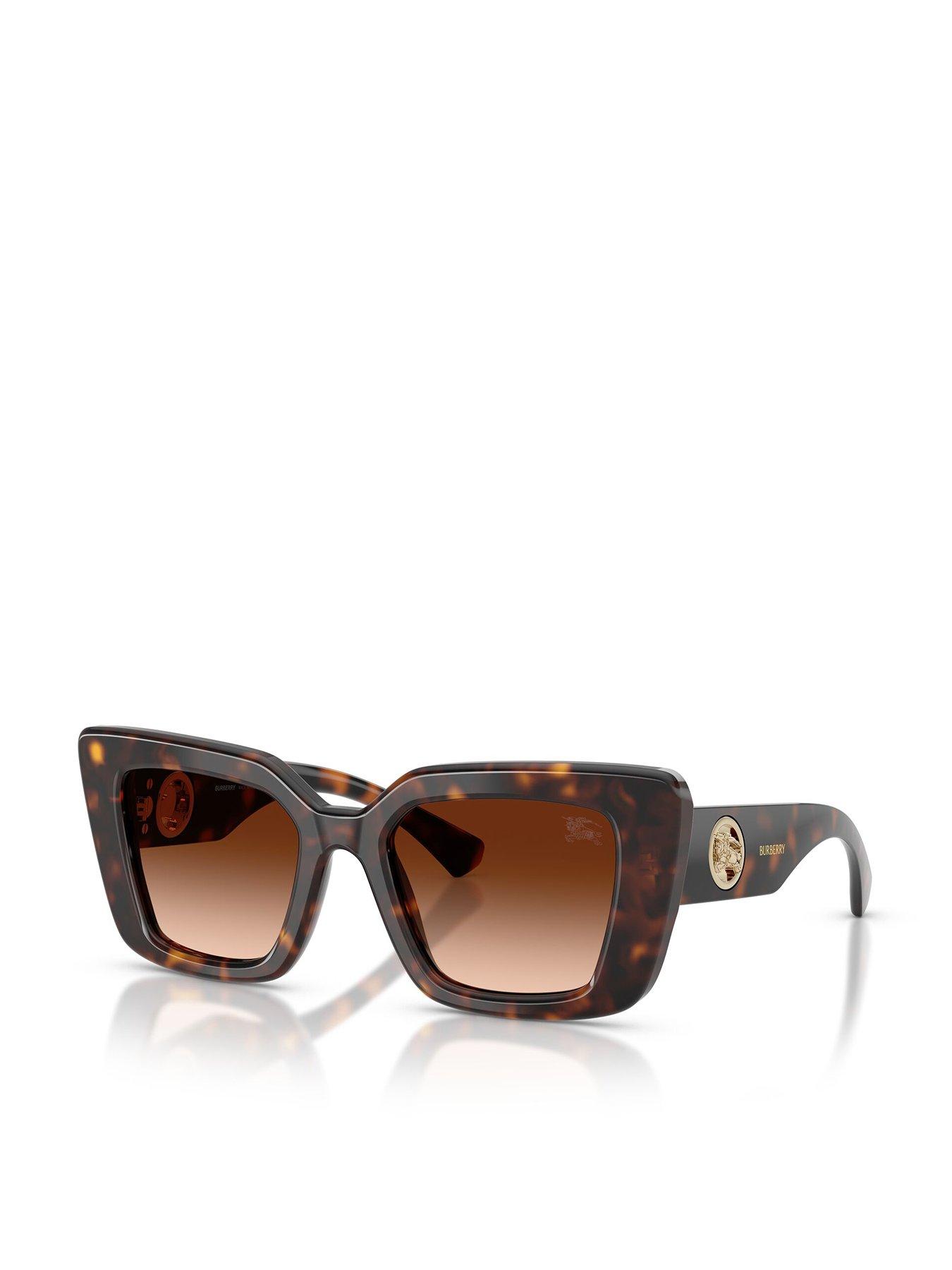 Burberry Cat Eye Sunglasses- Brown Havana