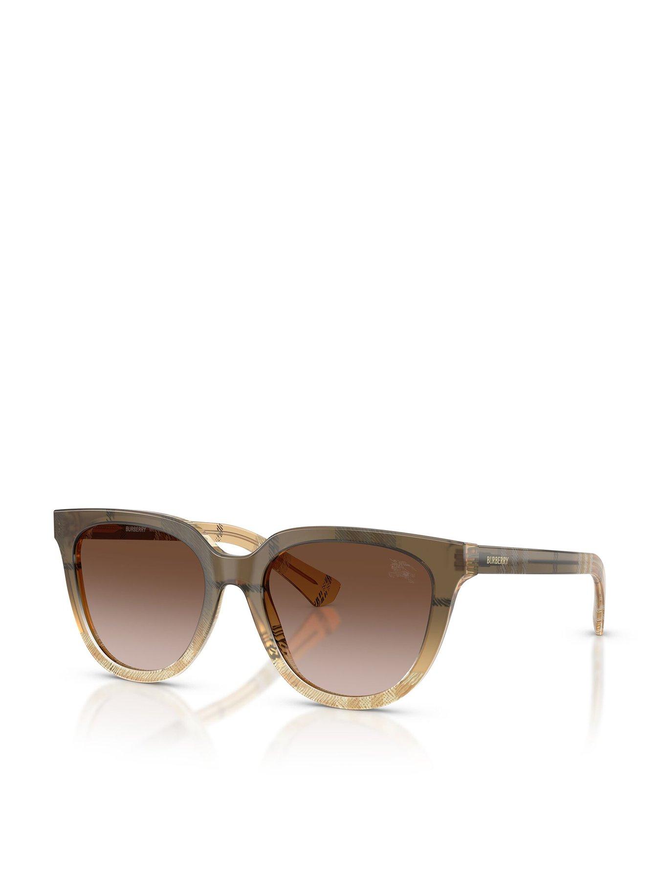 Burberry Phantos Sunglasses- Beige With Gradient Lens