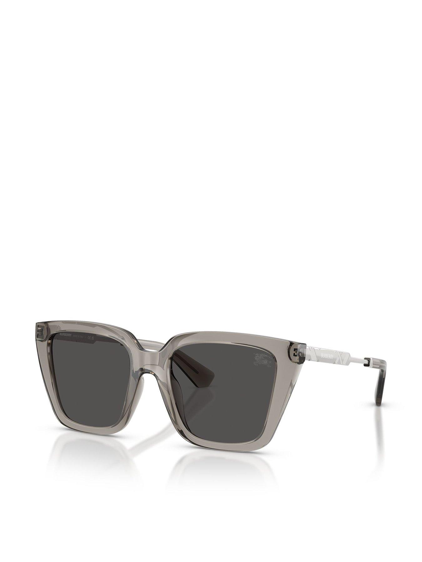 Burberry Square Sunglasses Grey With Dark Tint Lens