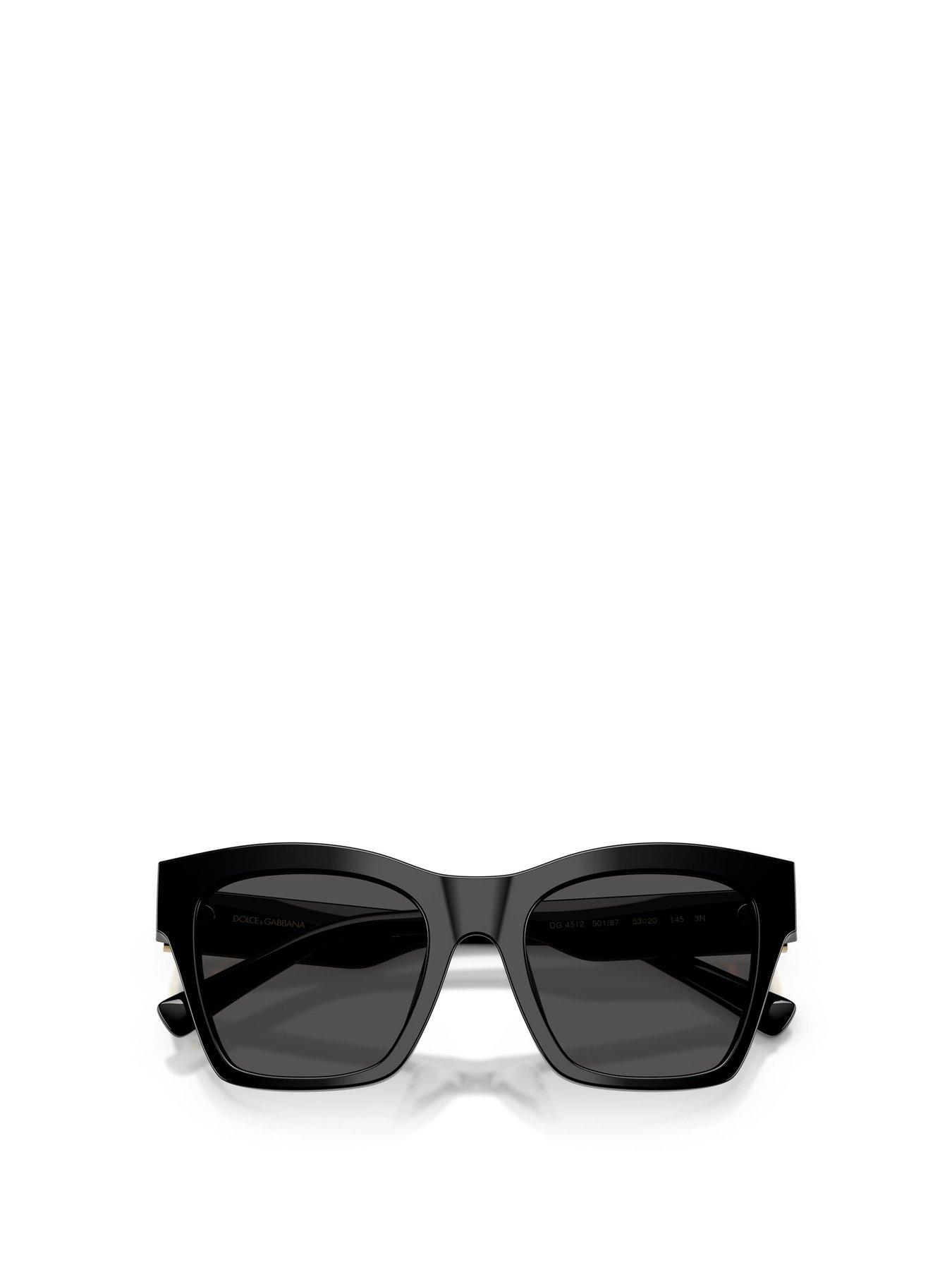 Image 5 of 5 of Dolce & Gabbana Square Sunglasses- Black