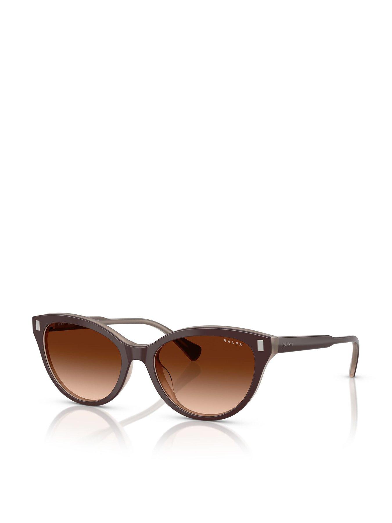 Ralph 0Ra5326U Cat Eye Sunglasses - Brown