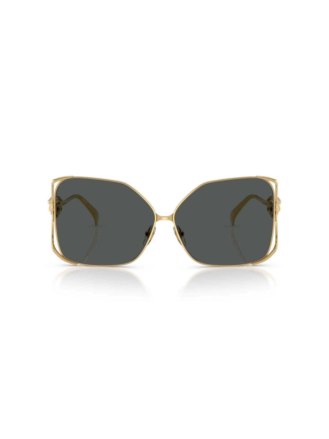Image 3 of 5 of VERSACE 0Ve2288 Square Sunglasses - Gold