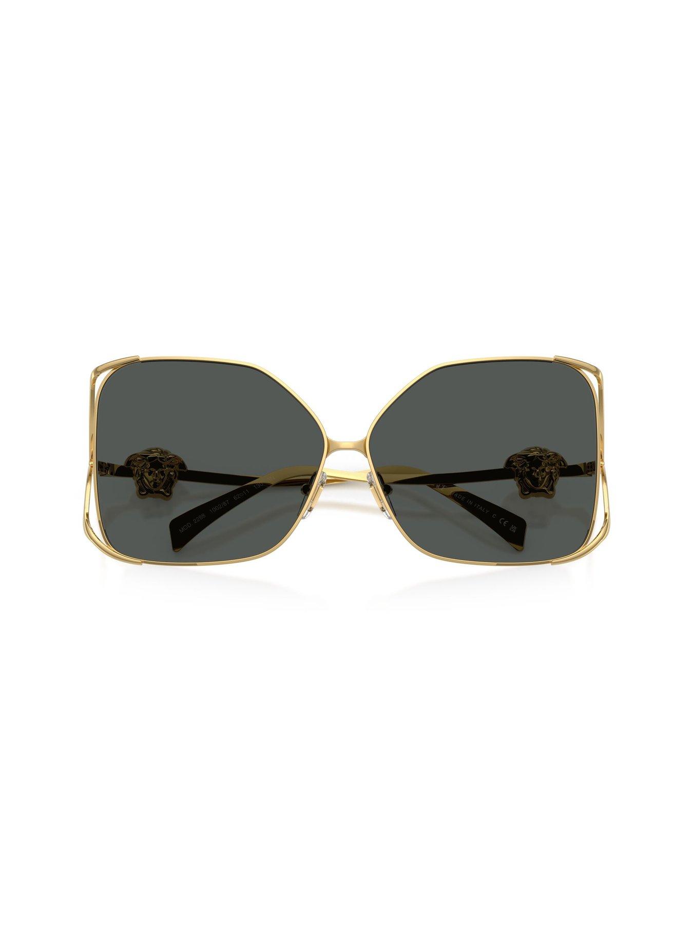 Image 5 of 5 of VERSACE 0Ve2288 Square Sunglasses - Gold