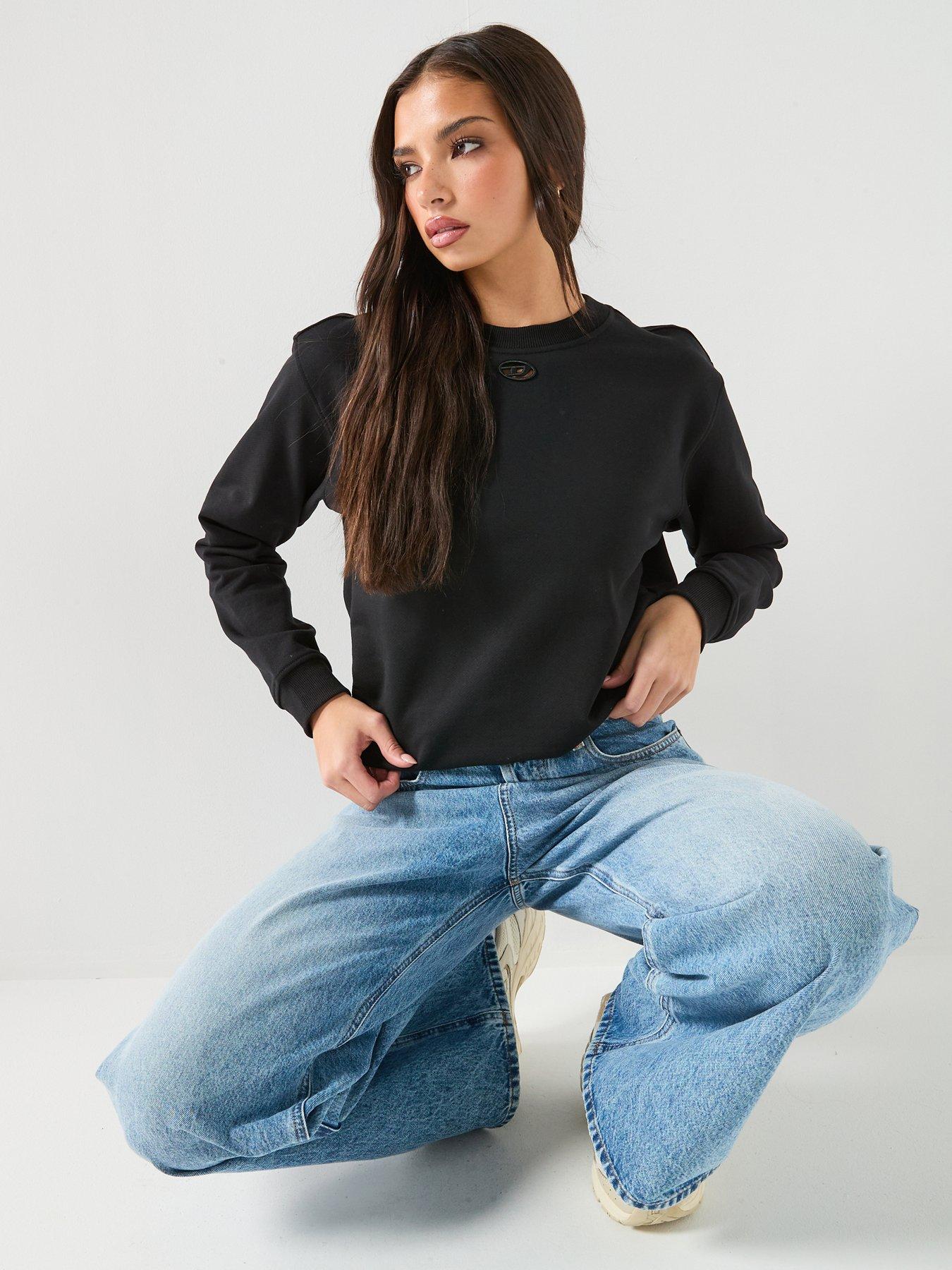 Image 6 of 6 of Diesel Normy Logo Sweatshirt - Black