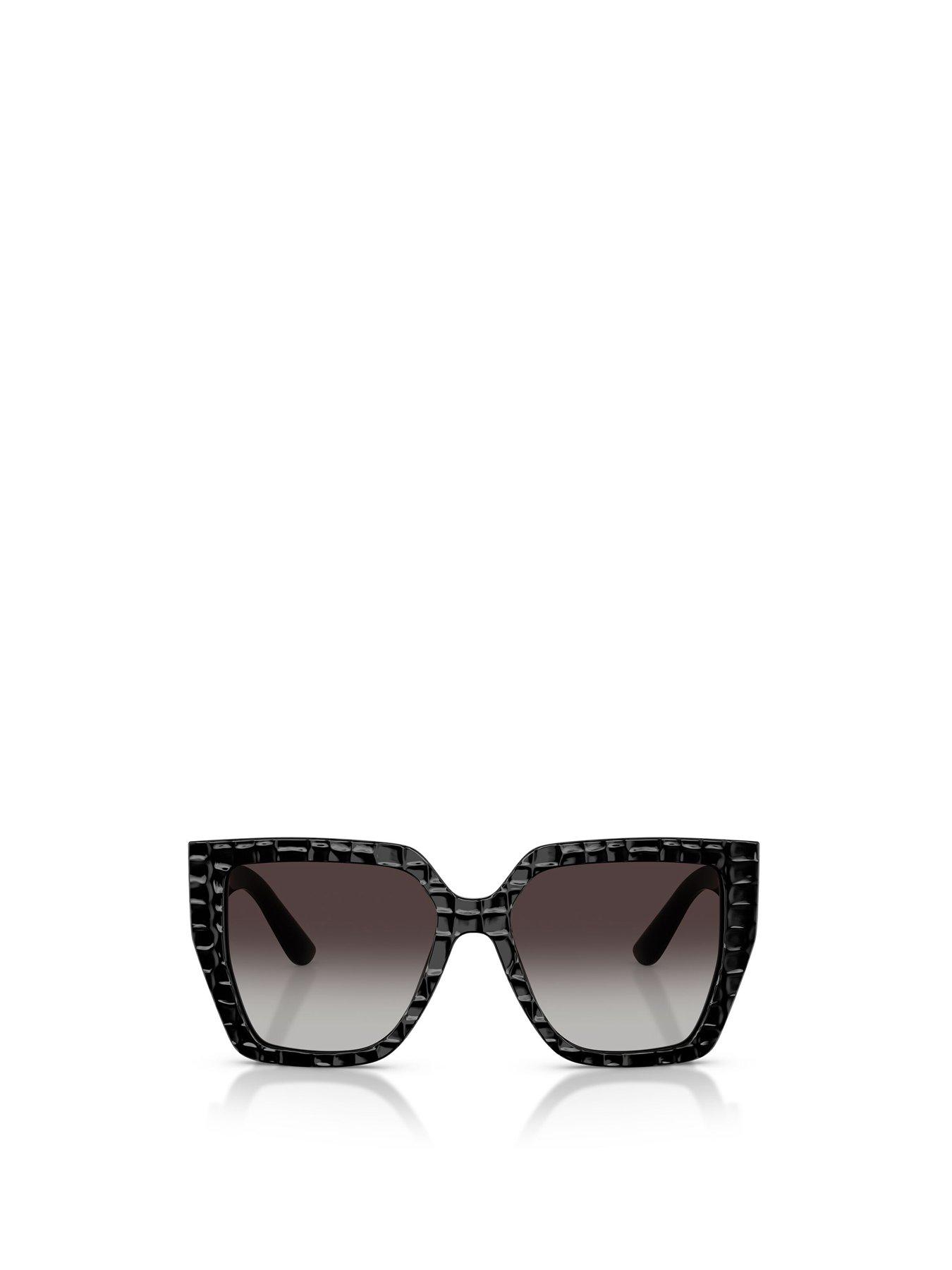 Image 3 of 5 of Dolce & Gabbana Square Sunglasses- Black