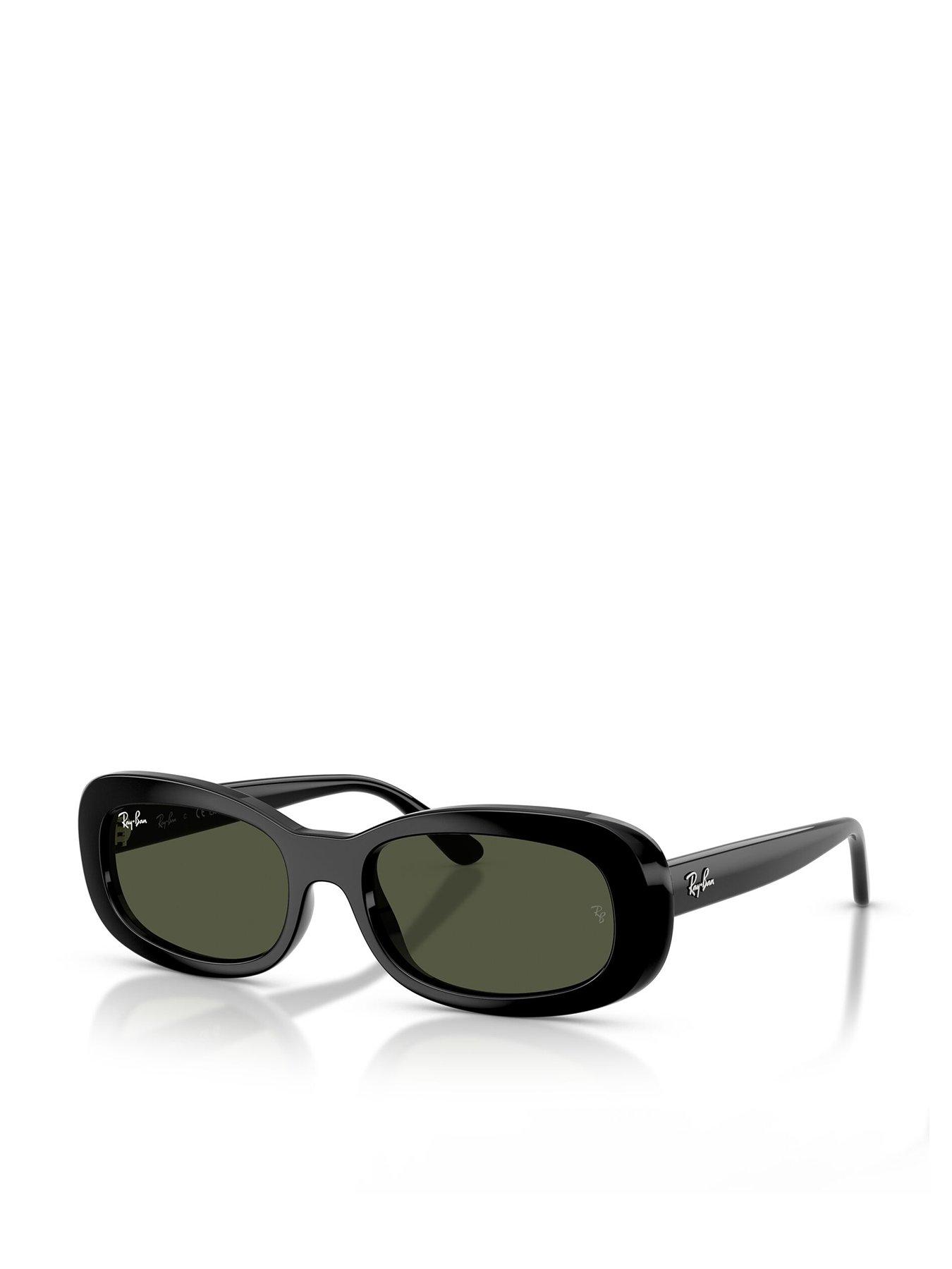 Ray-Ban Oval Sunglasses- Dark Havana