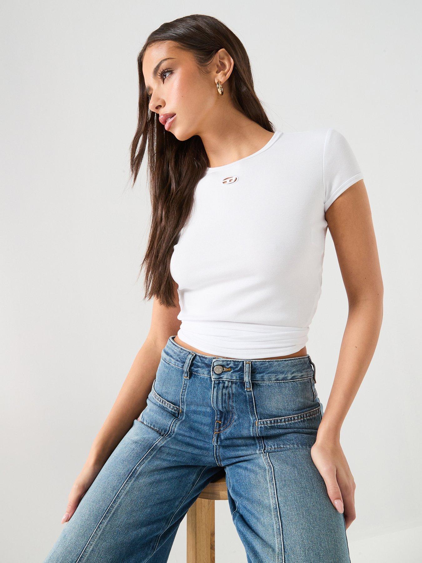 Diesel Bunny-Tail Wrap T-Shirt