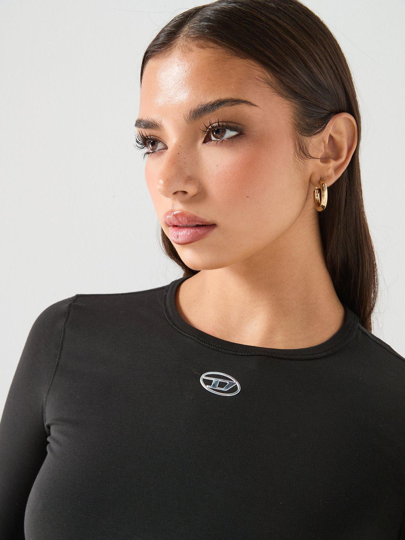 Image 4 of 6 of Diesel Long Sleeve T-Shirt - Black