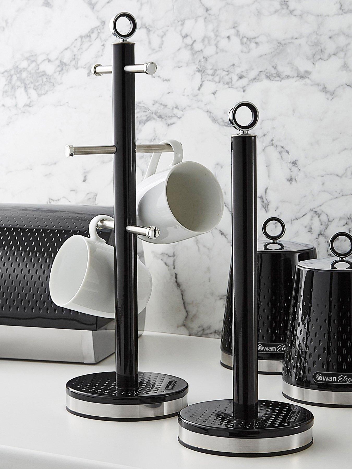 Swan Towel Pole And Mug Tree Set