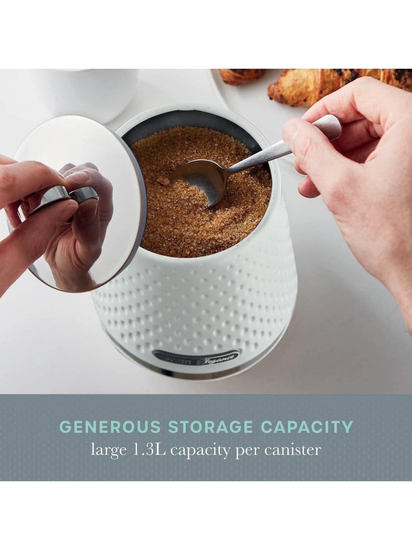 Image 5 of 6 of Swan Elegance Set Of 3 Canisters