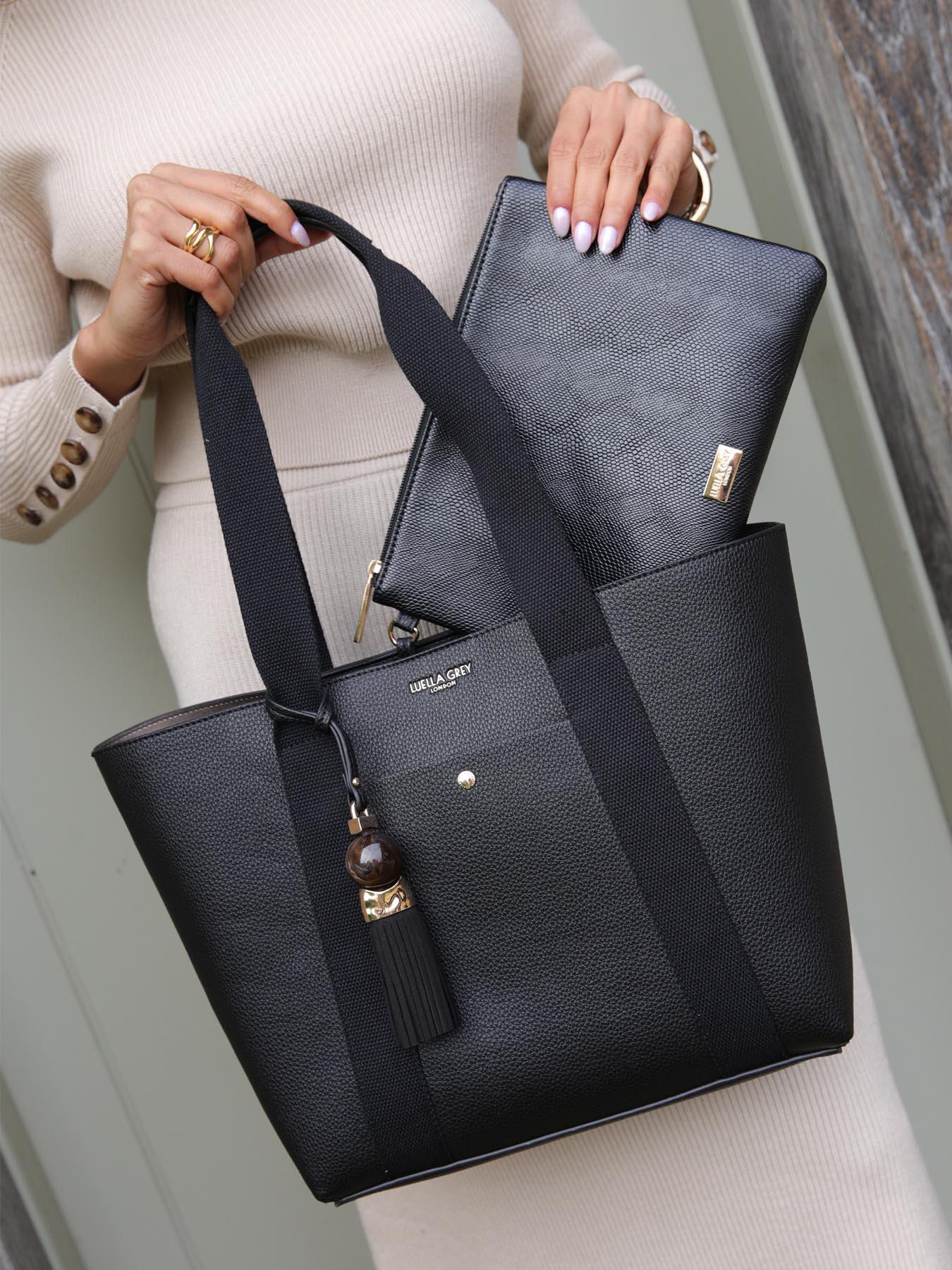 Luella Grey Benita Casual Tote With Pouch - Black