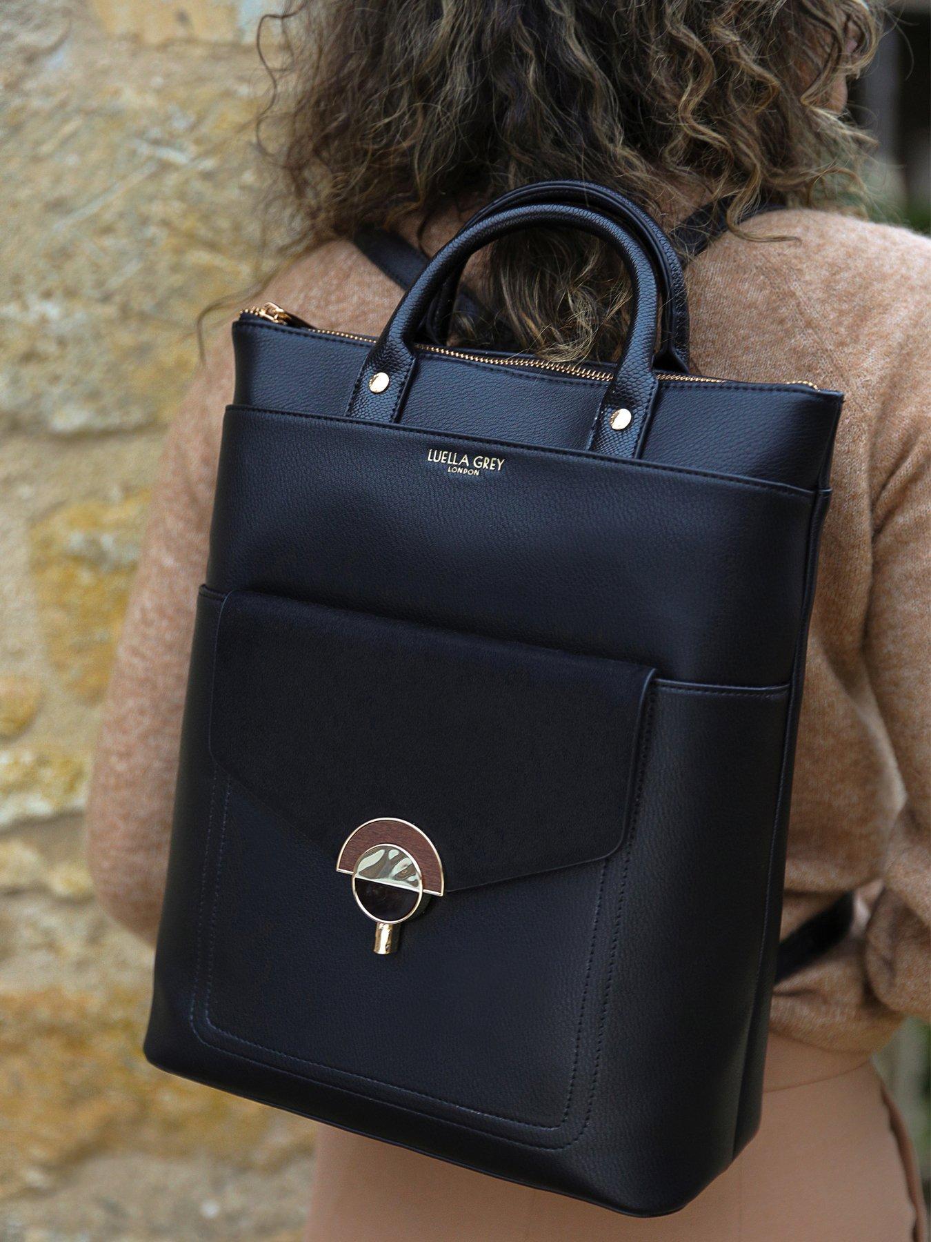 Luella Grey Sally Laptop Backpack - Black