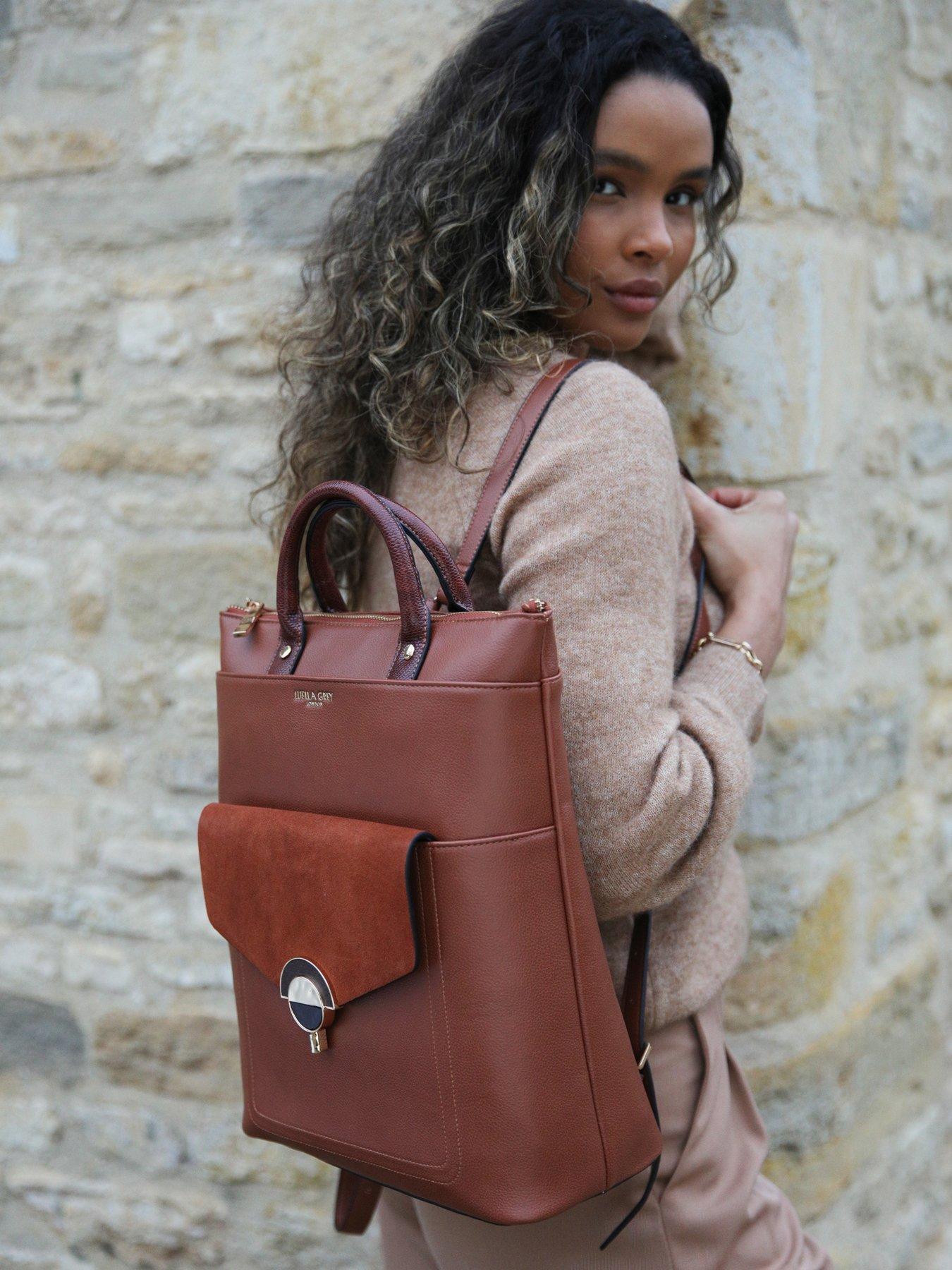 Luella Grey Sally Conker Laptop Backpack - Brown