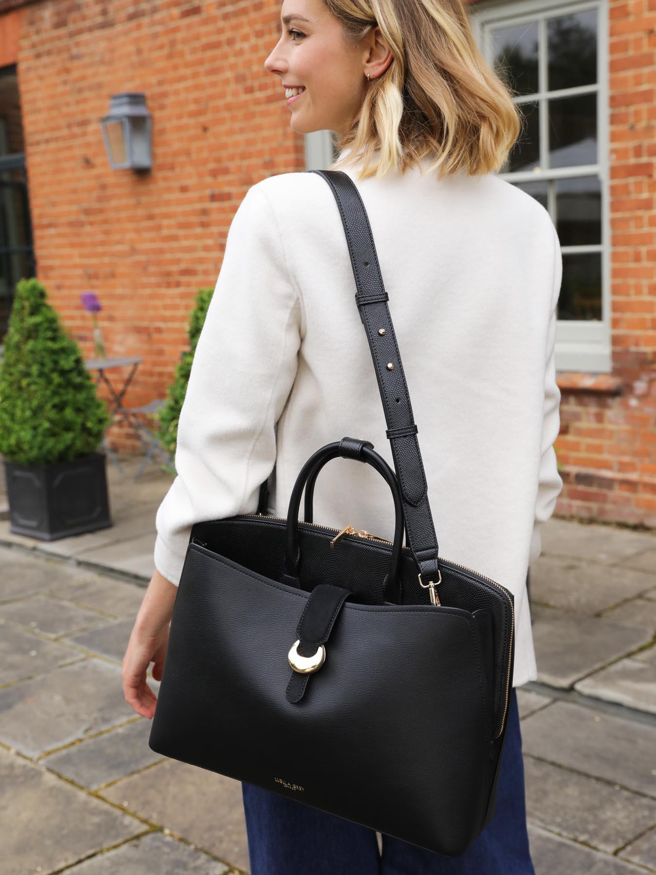 Luella Grey Carlotta Laptop Tote - Black