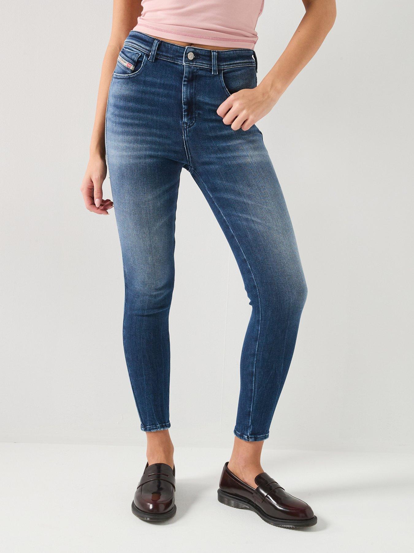 Diesel 1984 Slandy-High Rise Super Skinny Jeans - Blue