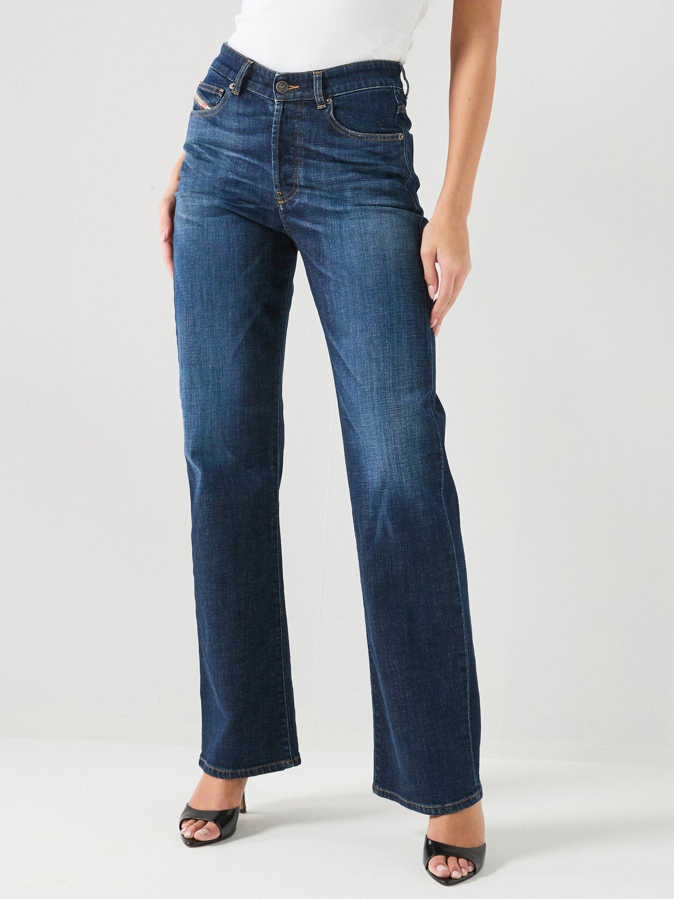 Diesel 1971 D-Sent High Waisted Straight Leg Regular Jeans