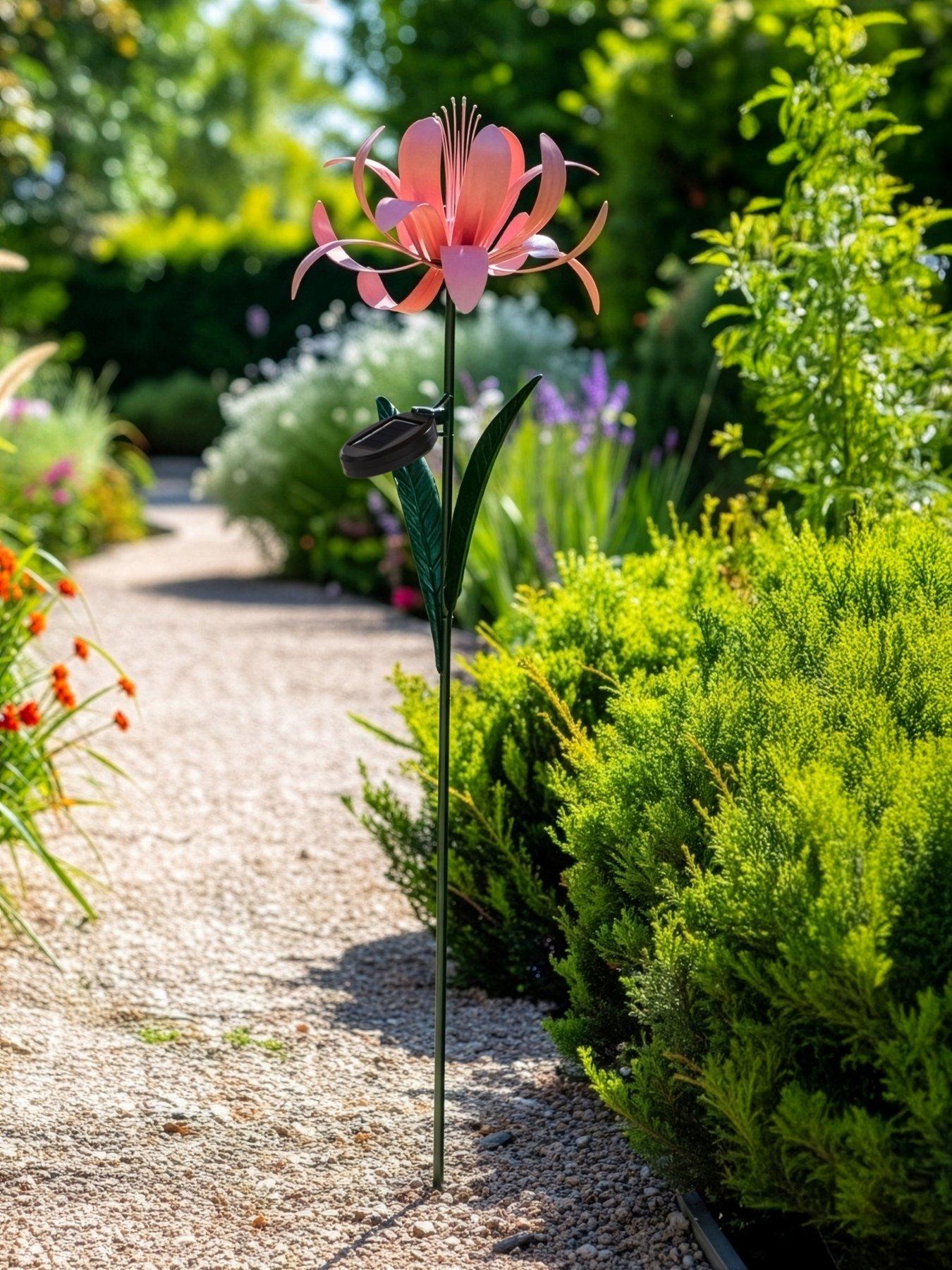 Heaven Sends Solar Pink Iris Stake